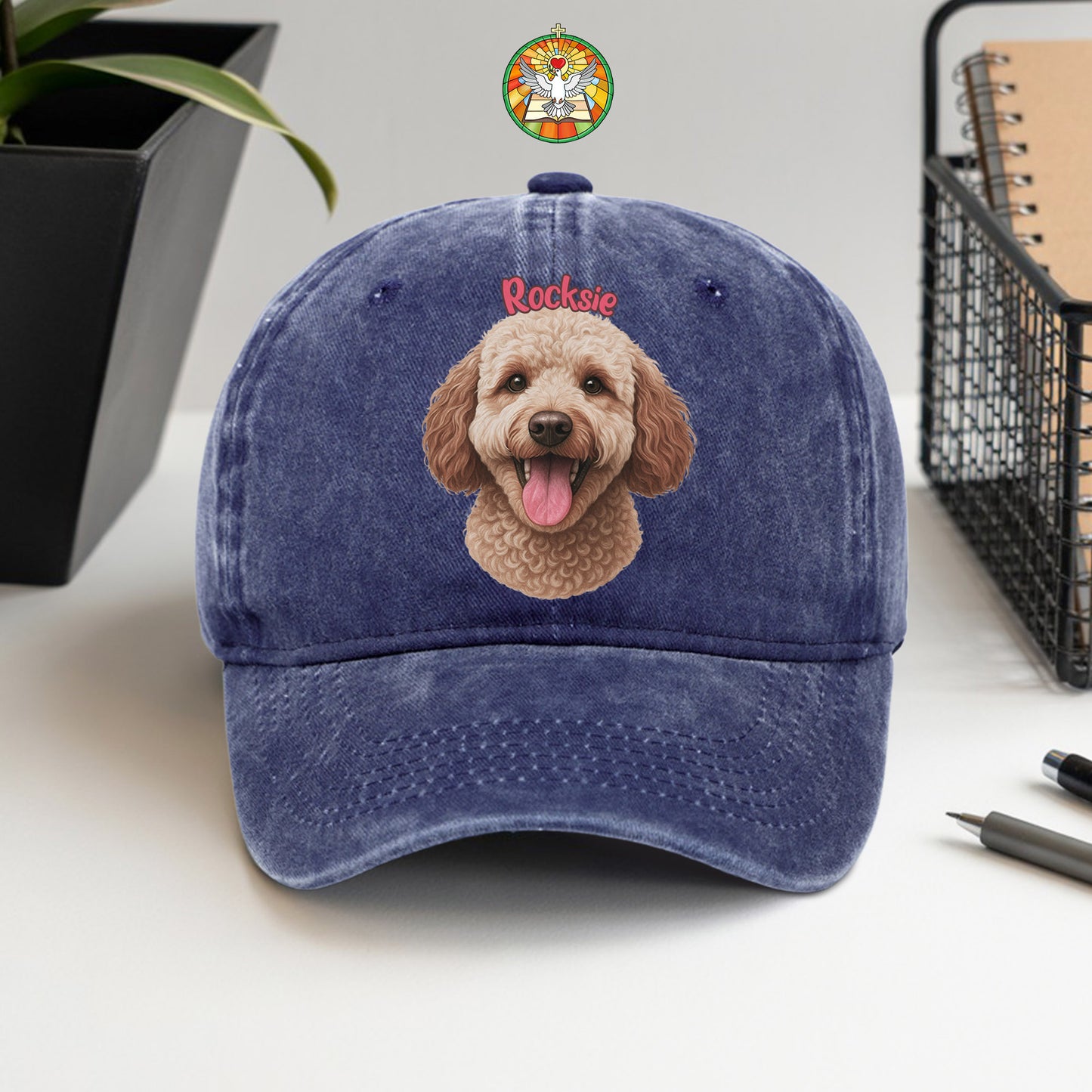 Rocksie Baseball Cap - Cute Dog Lover Hat