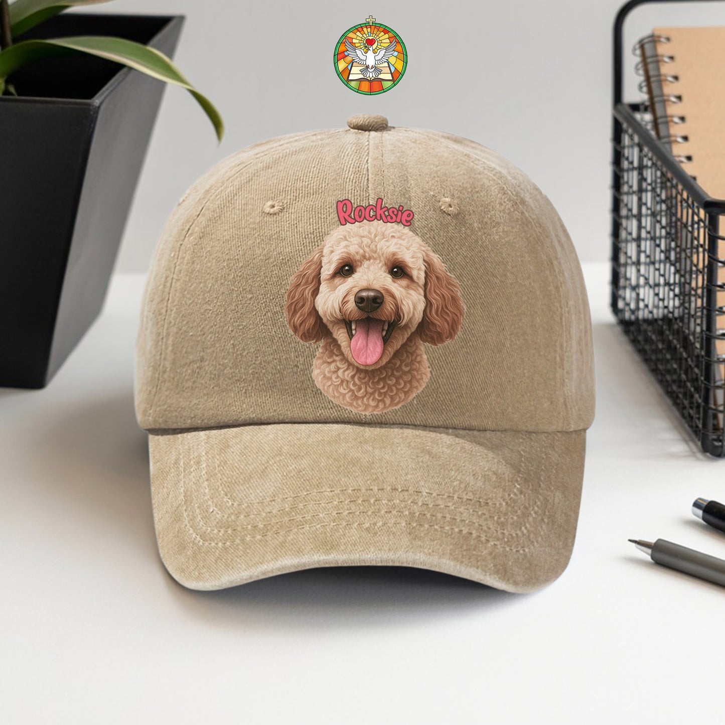Rocksie Baseball Cap - Cute Dog Lover Hat