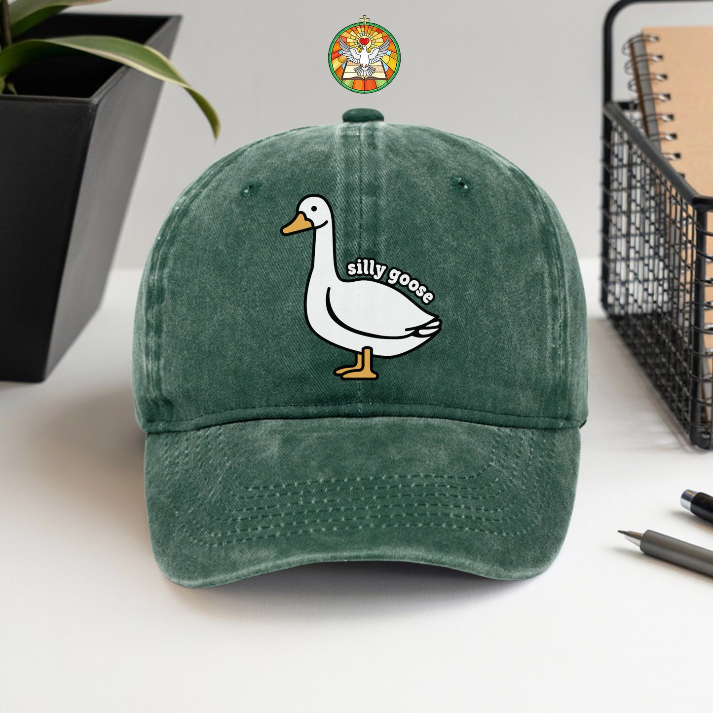 Silly Goose Baseball Cap - Cute Funny Animal Hat