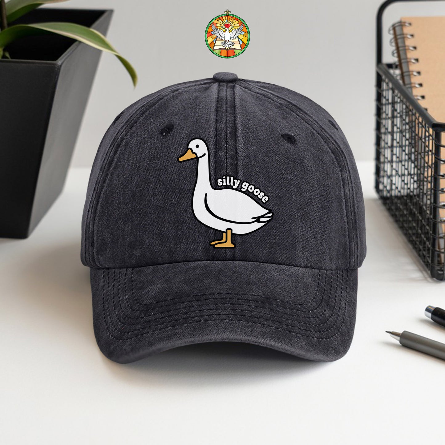 Silly Goose Baseball Cap - Cute Funny Animal Hat