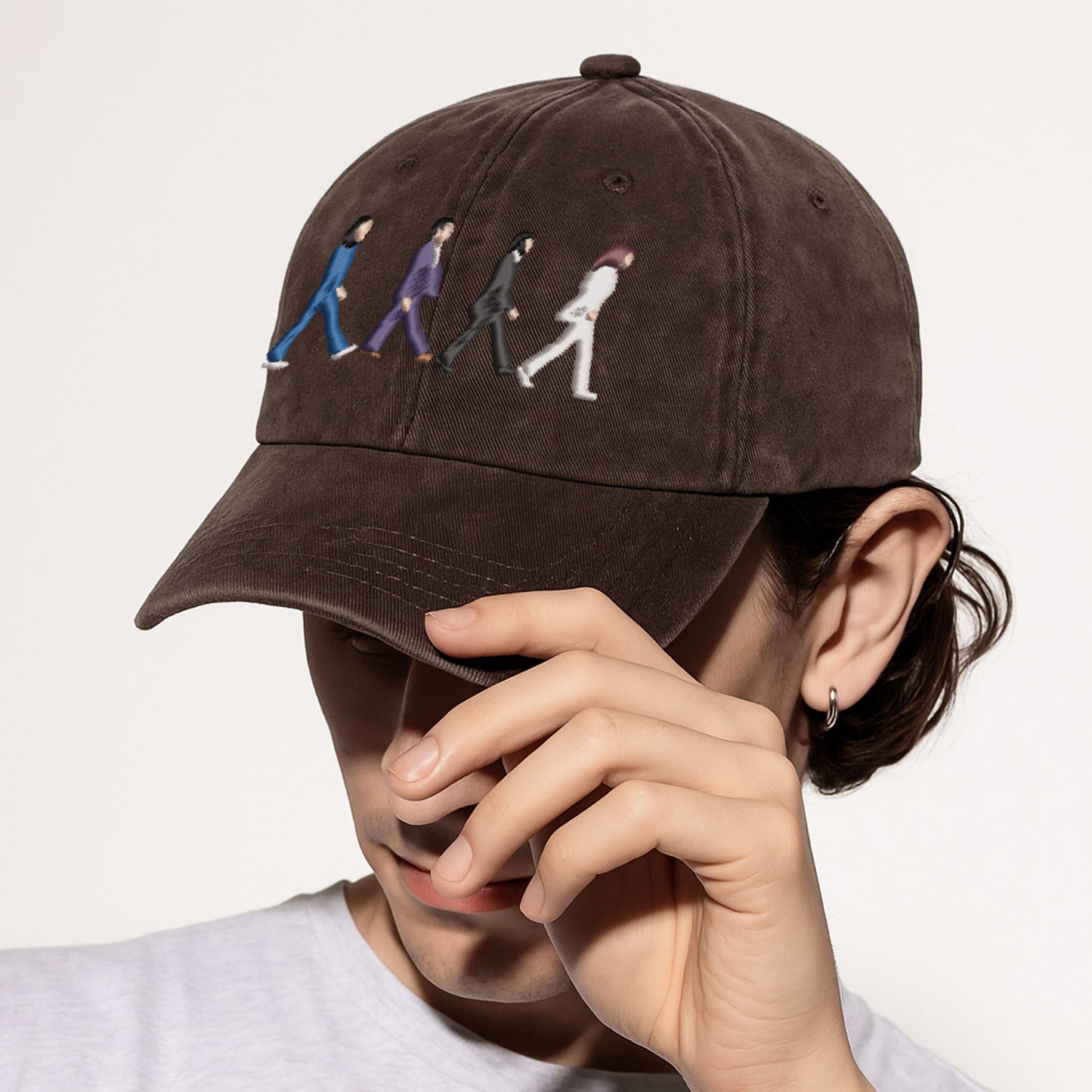 Iconic Crossing Washed Cap - 60s Music Heritage Tribute Hat