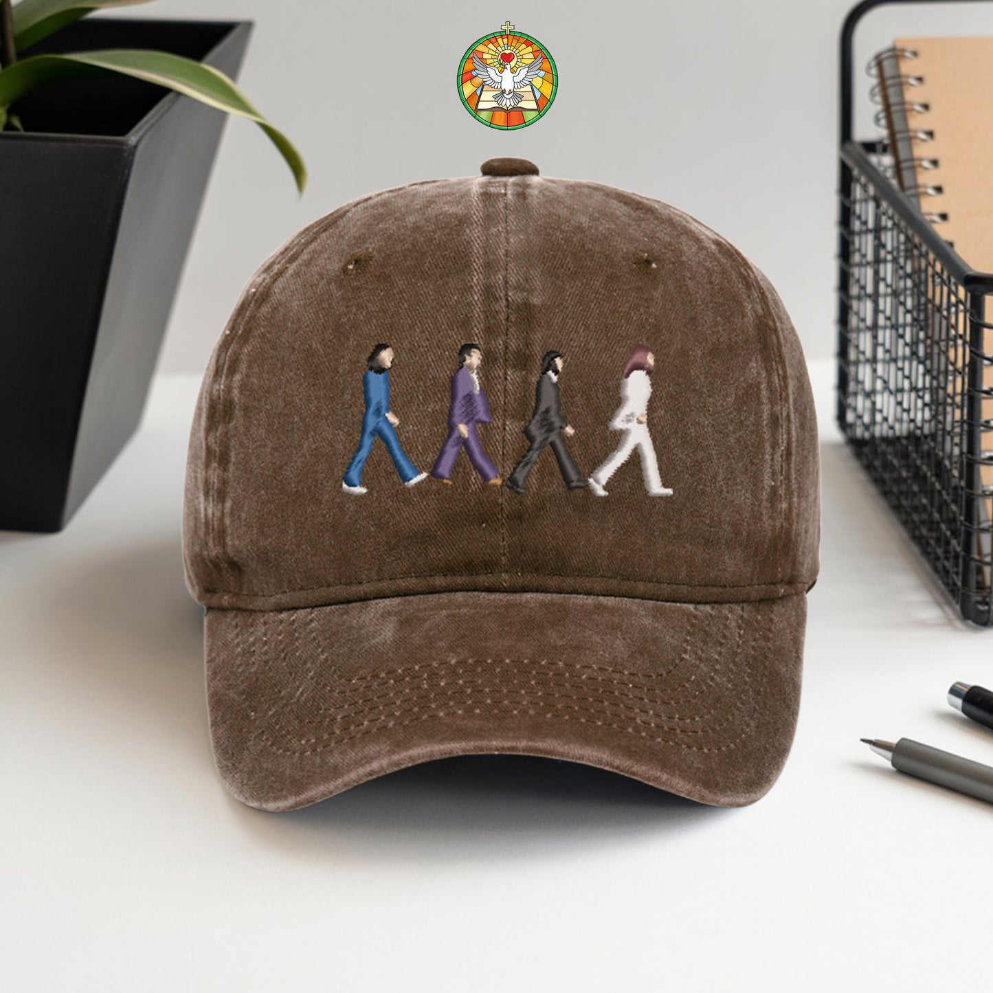 Iconic Crossing Washed Cap - 60s Music Heritage Tribute Hat
