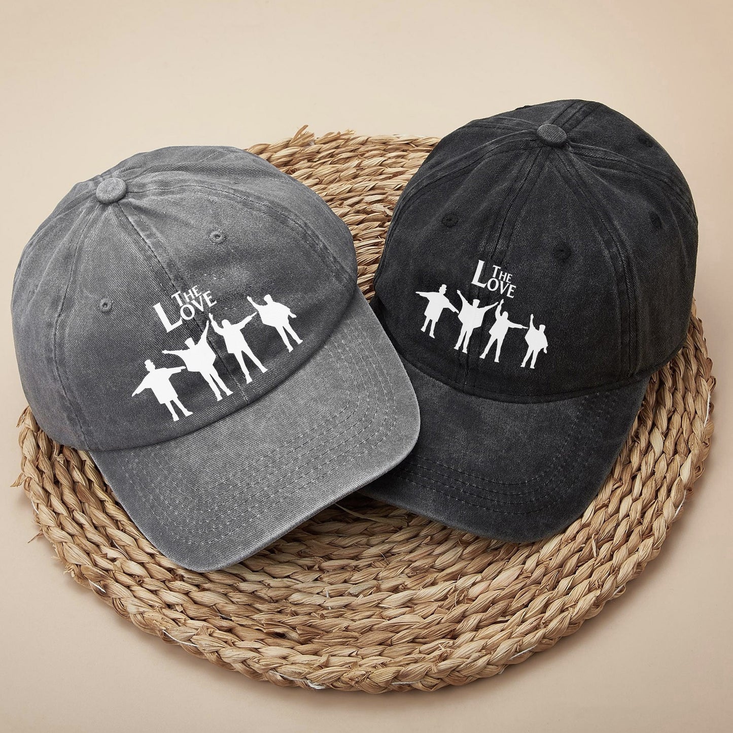 The Love Music Legends Washed Cap - All You Need Is Love Tribute Hat