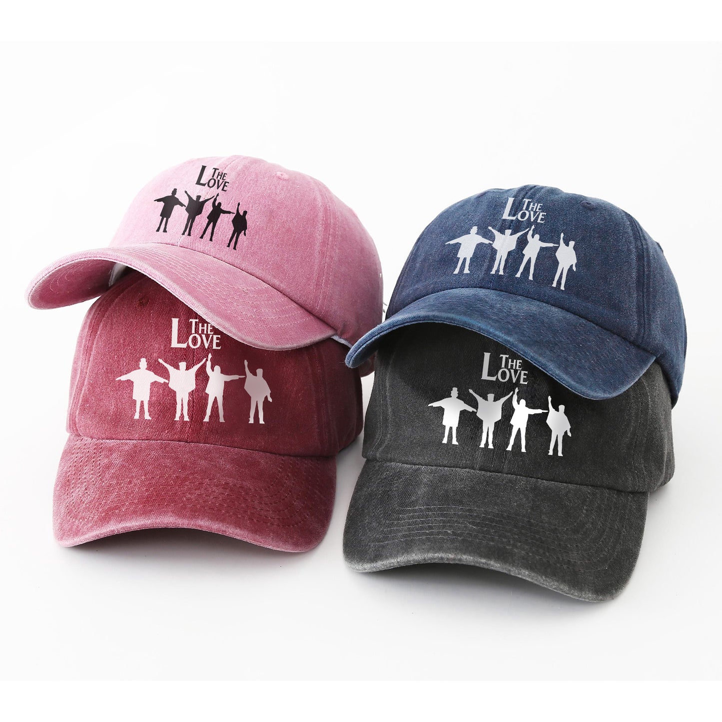 The Love Music Legends Washed Cap - All You Need Is Love Tribute Hat