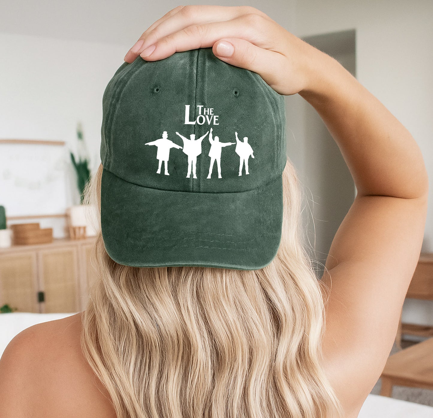 The Love Music Legends Washed Cap - All You Need Is Love Tribute Hat