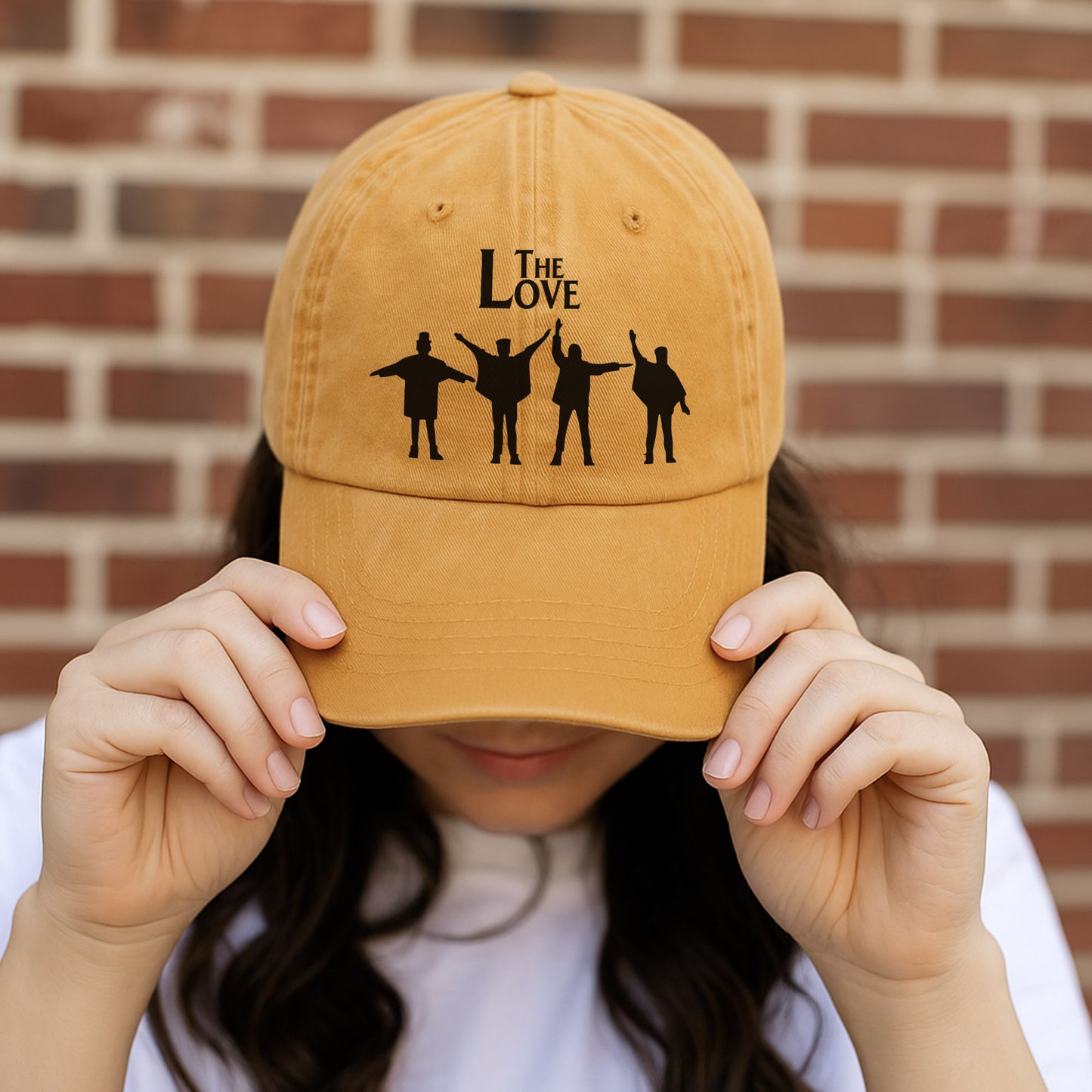 The Love Music Legends Washed Cap - All You Need Is Love Tribute Hat
