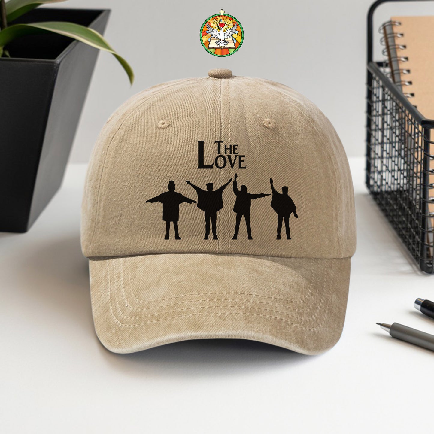 The Love Music Legends Washed Cap - All You Need Is Love Tribute Hat