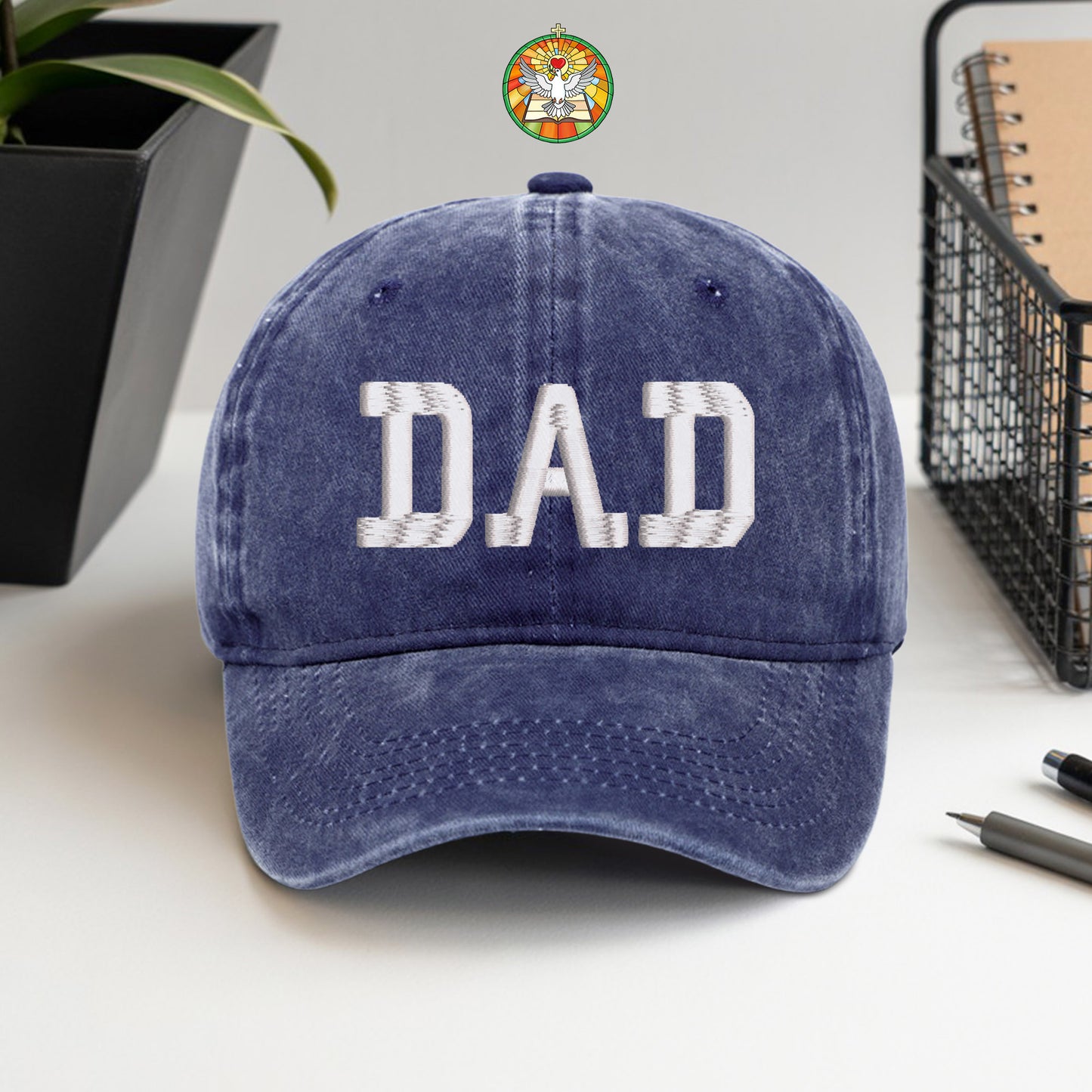 Classic DAD Hat - Premium Embroidered Washed Cotton Cap, Perfect Father's Day Gift for Dad, Husband, Grandpa