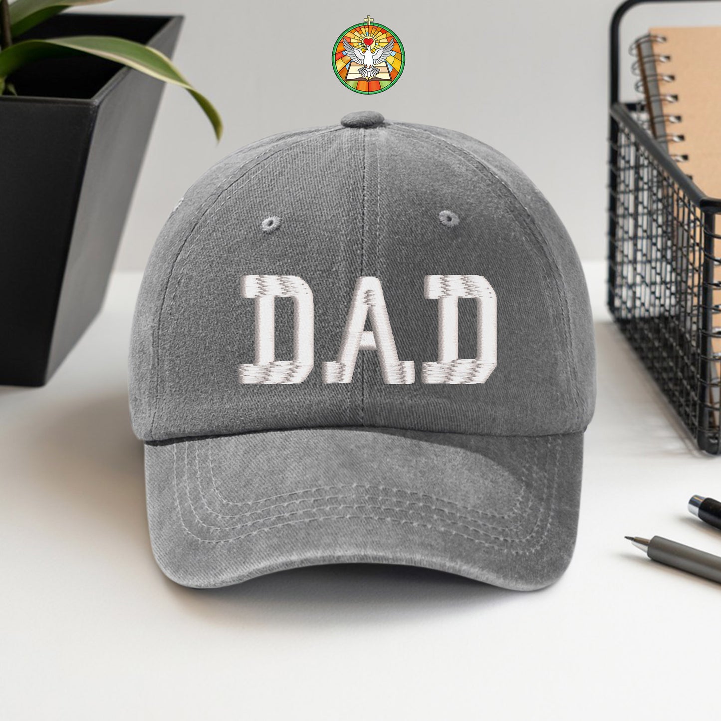 Classic DAD Hat - Premium Embroidered Washed Cotton Cap, Perfect Father's Day Gift for Dad, Husband, Grandpa