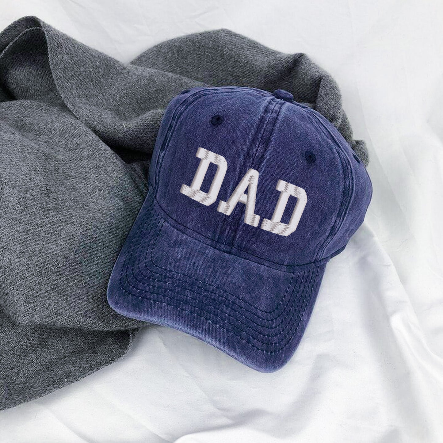 Classic DAD Hat - Premium Embroidered Washed Cotton Cap, Perfect Father's Day Gift for Dad, Husband, Grandpa