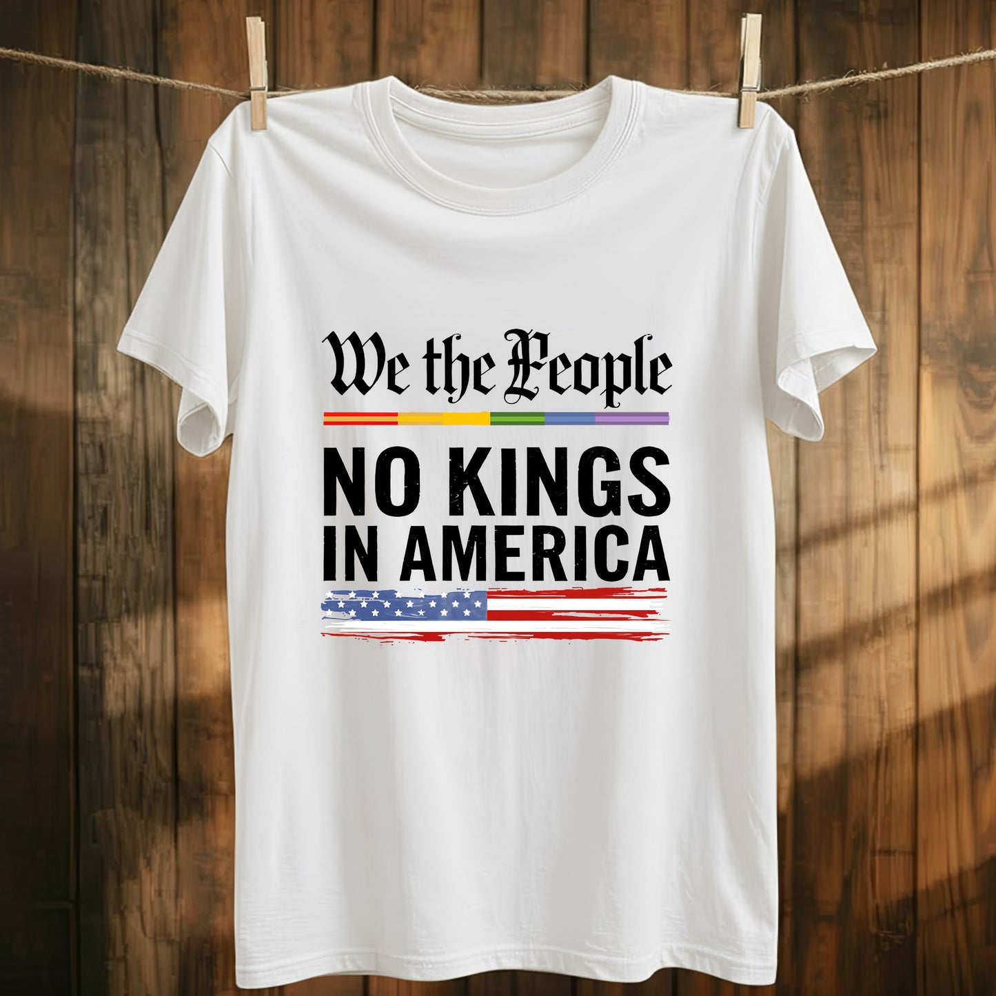 We the People – American Heritage No Kings T-Shirt