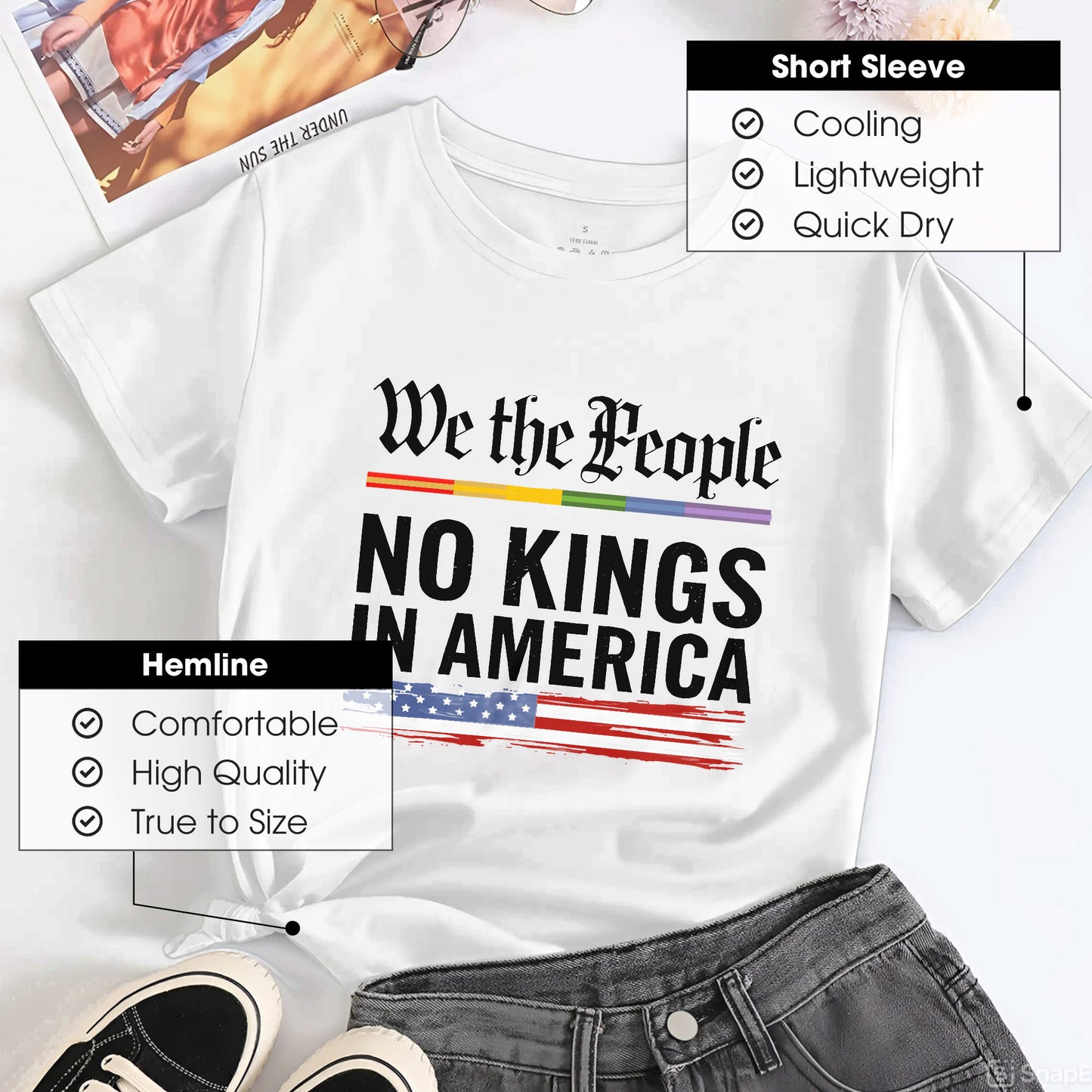 We the People – American Heritage No Kings T-Shirt