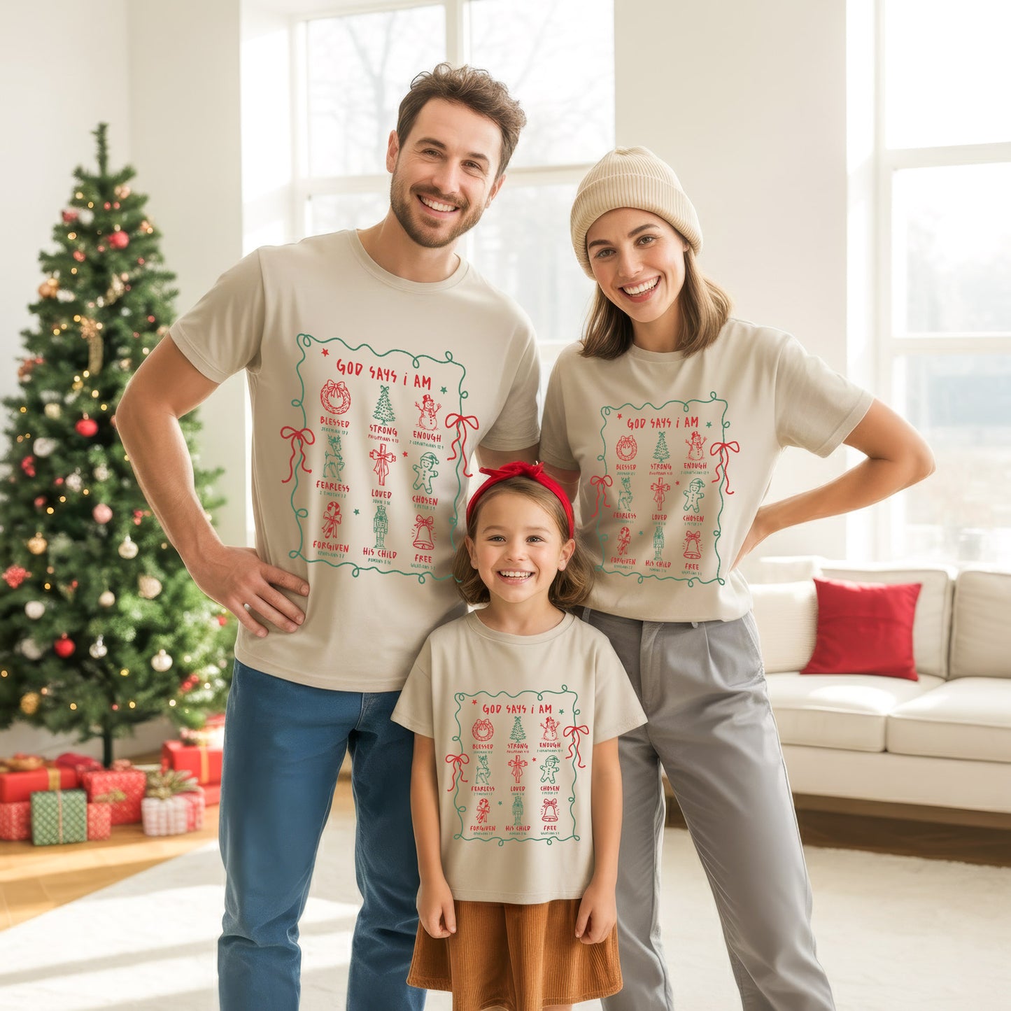 Holy Joy- God Say I Am – Kid & Unisex Tshirt / Hoodie / Sweatshirt