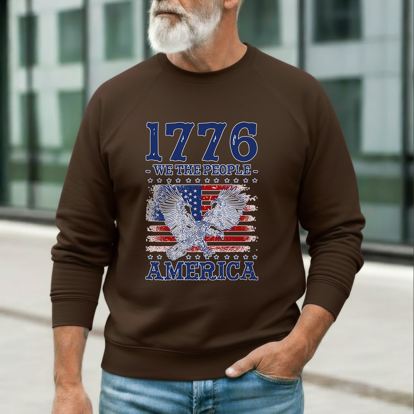 1776 We The People Patriotic Eagle T-Shirt