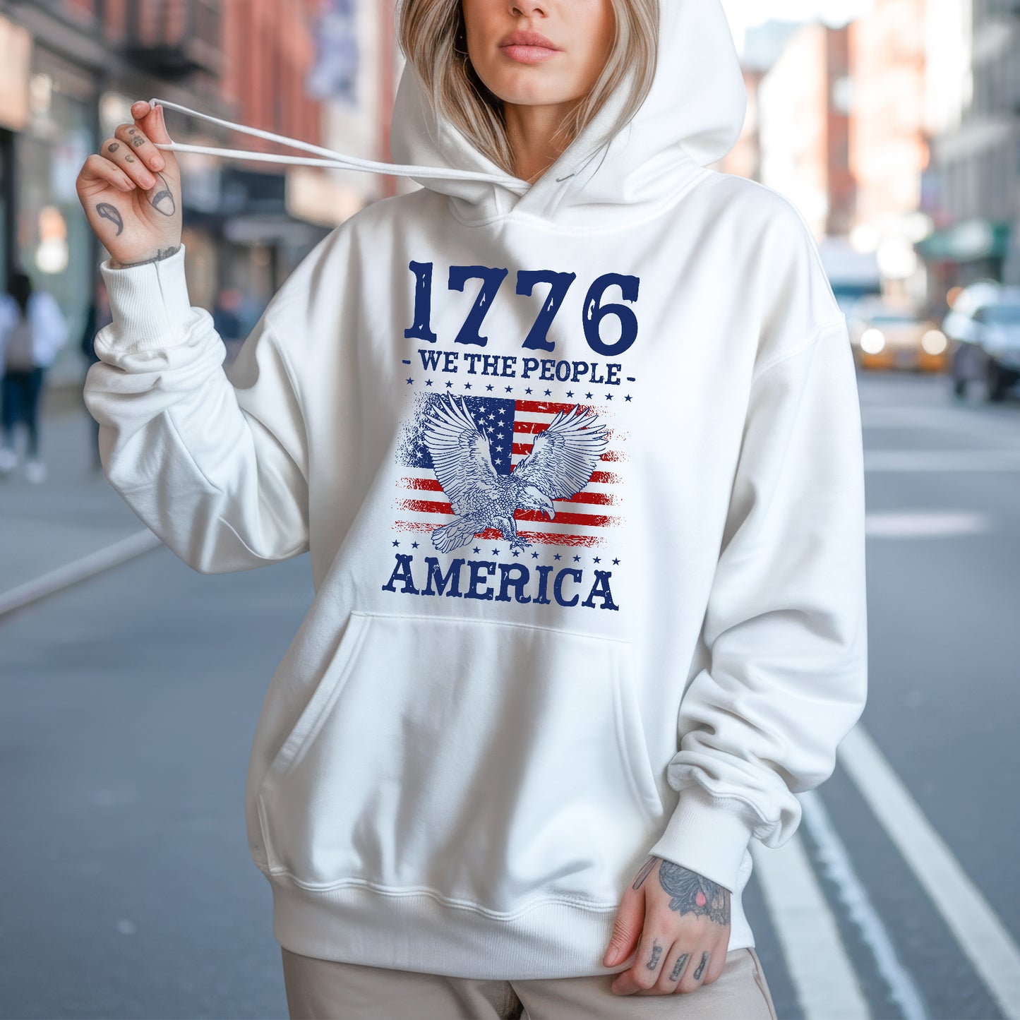 1776 We The People Patriotic Eagle T-Shirt