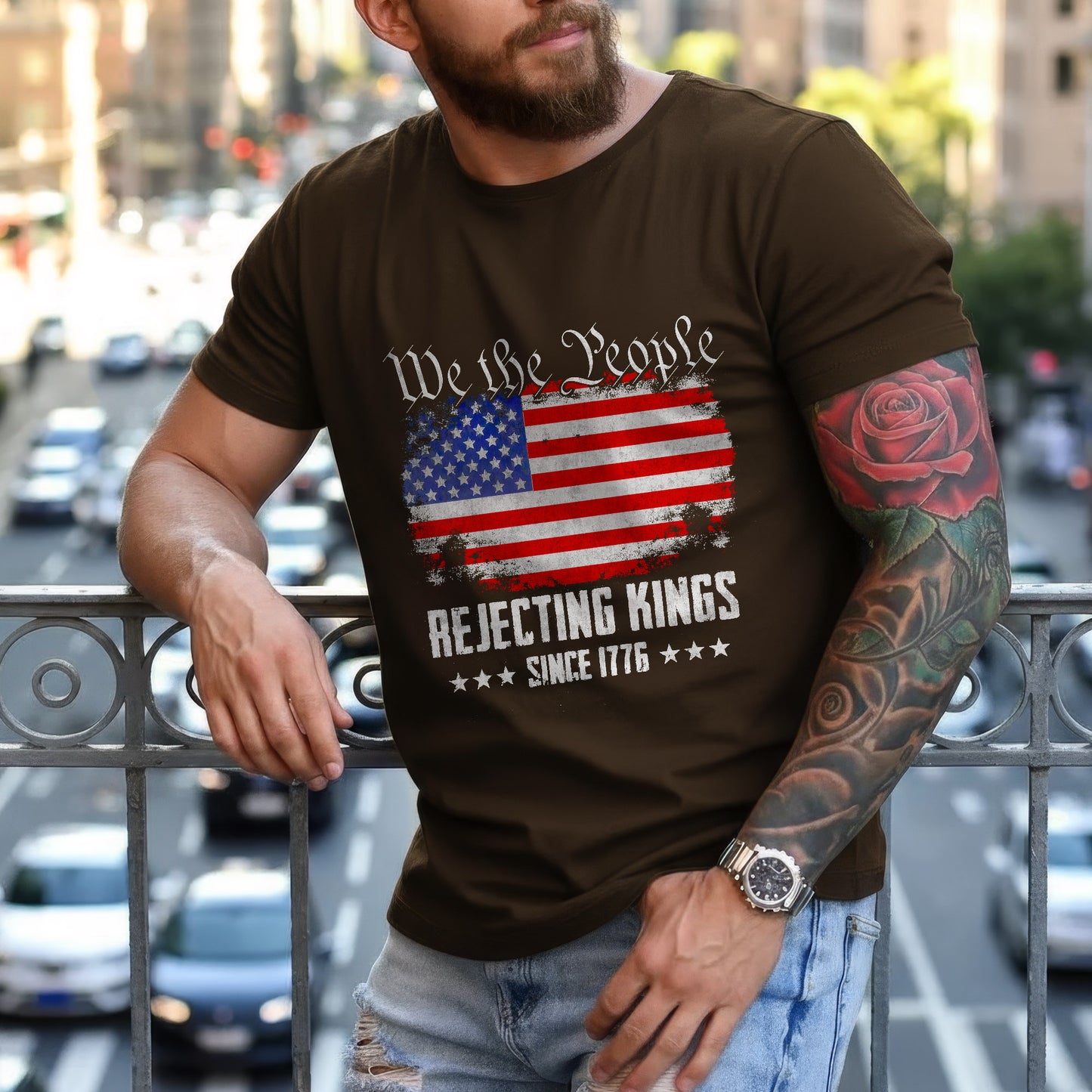 We The People Rejecting Kings Since 1776 T-Shirt