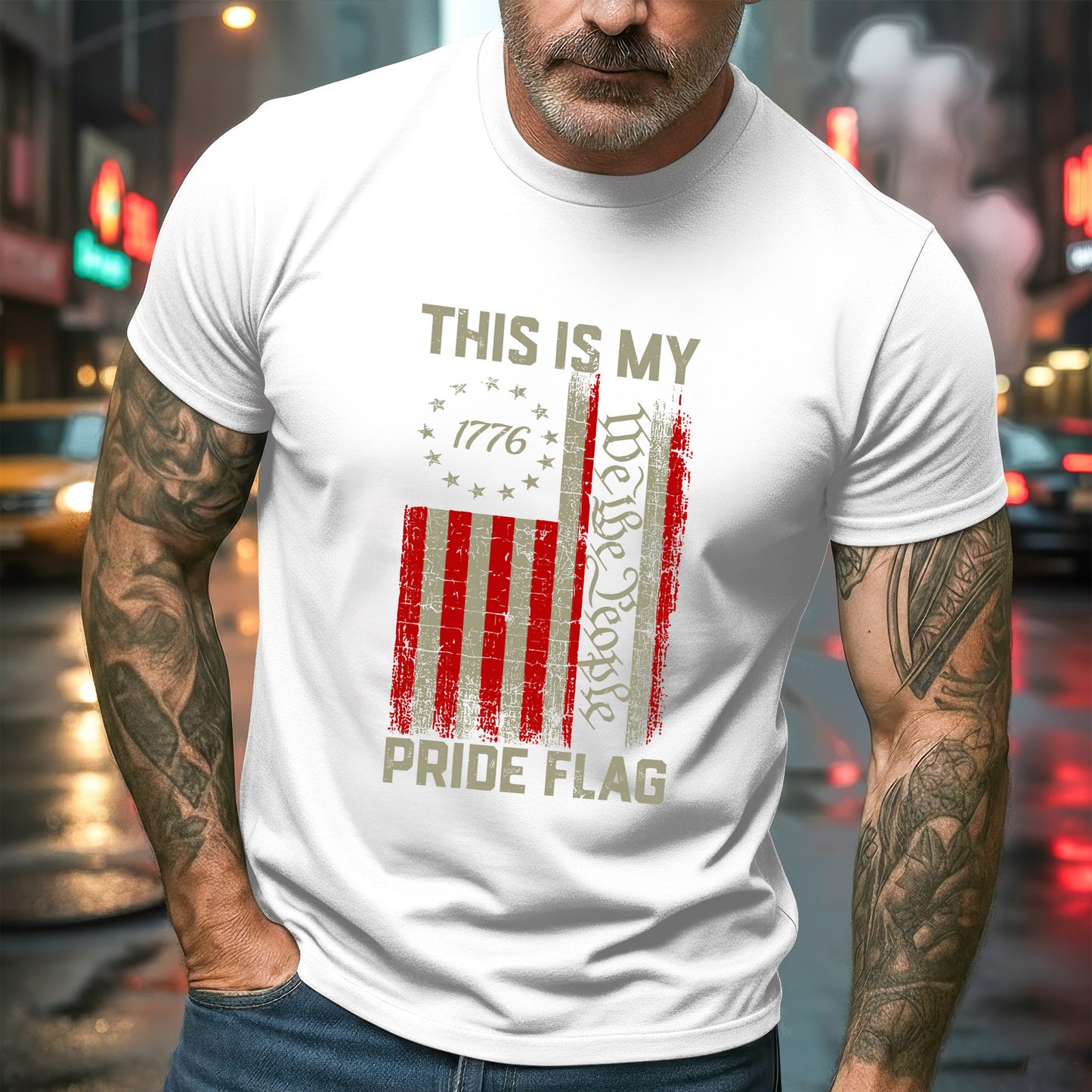 This Is My 1776 We The People Pride Flag T-Shirt