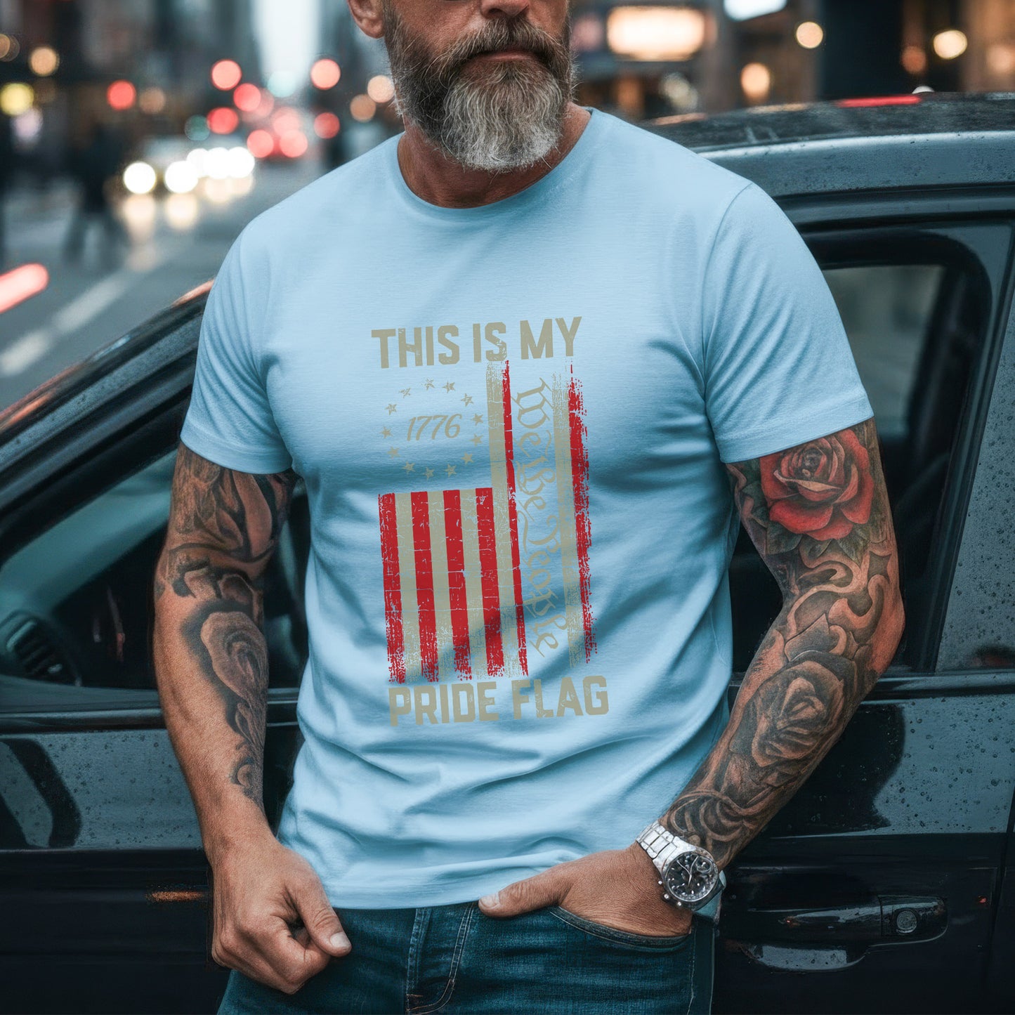This Is My 1776 We The People Pride Flag T-Shirt