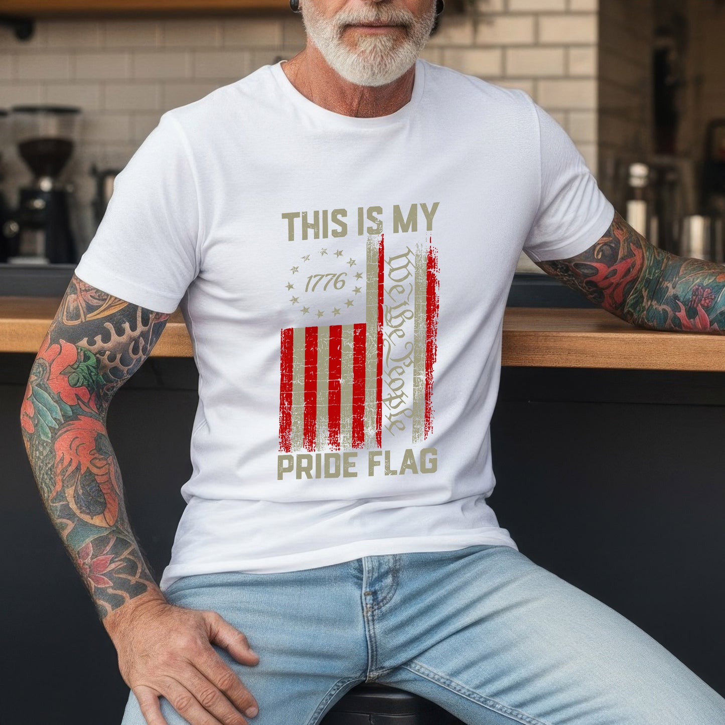 This Is My 1776 We The People Pride Flag T-Shirt
