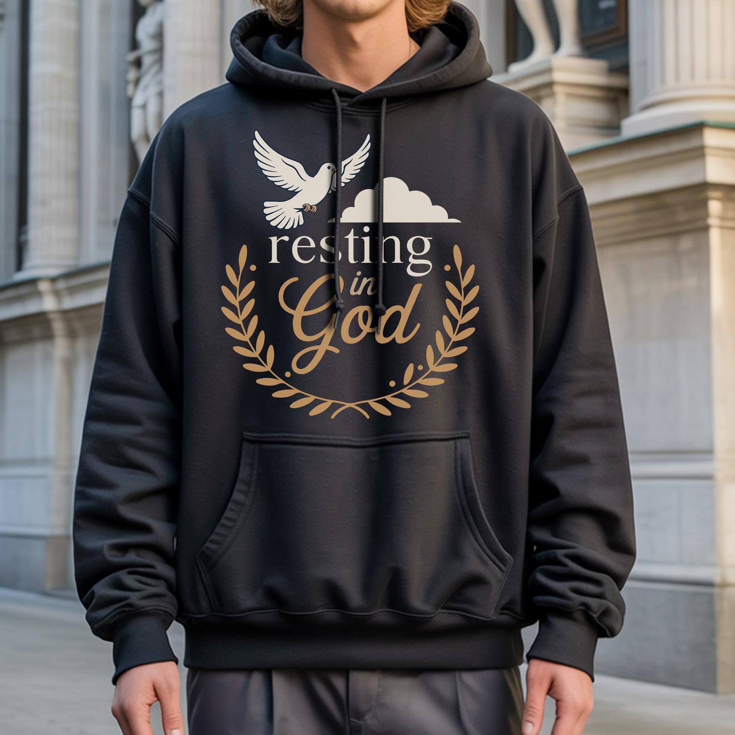 Resting In God T-Shirt - Christian Peace and Spiritual Rest Declaration