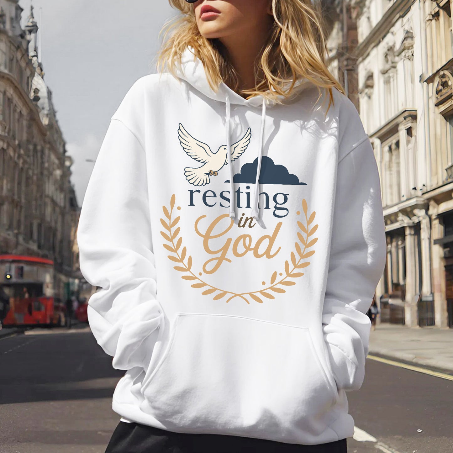 Resting In God T-Shirt - Christian Peace and Spiritual Rest Declaration