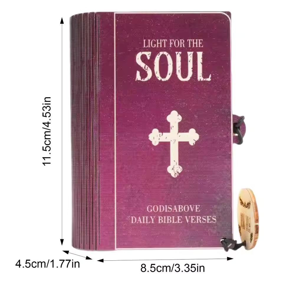 Wooden Bible Verses Box with 150 Prayer Cards Handmade Note Storage Box Portable Bible Verse Cards Box for Home Gathering Gift