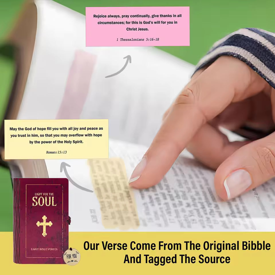 Wooden Bible Verses Box with 150 Prayer Cards Handmade Note Storage Box Portable Bible Verse Cards Box for Home Gathering Gift