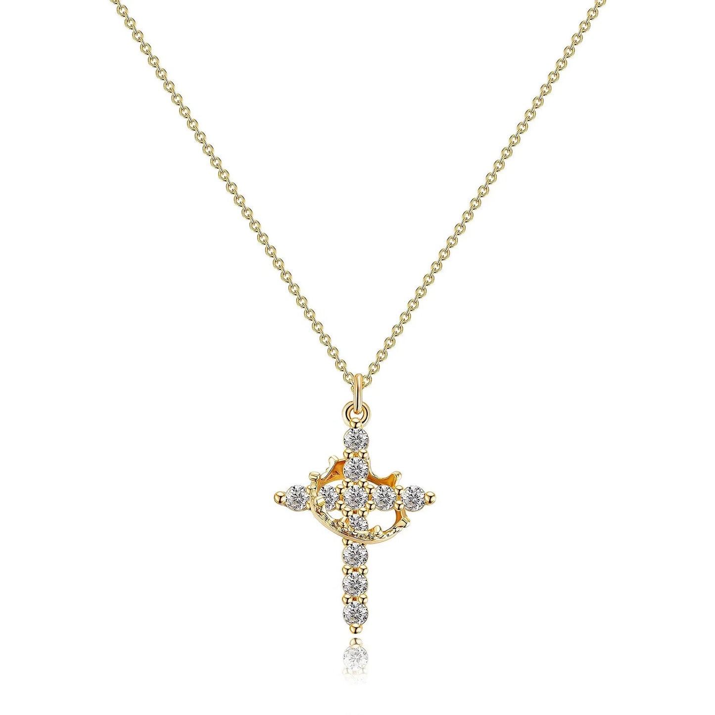 Royal Faith Cross Necklace