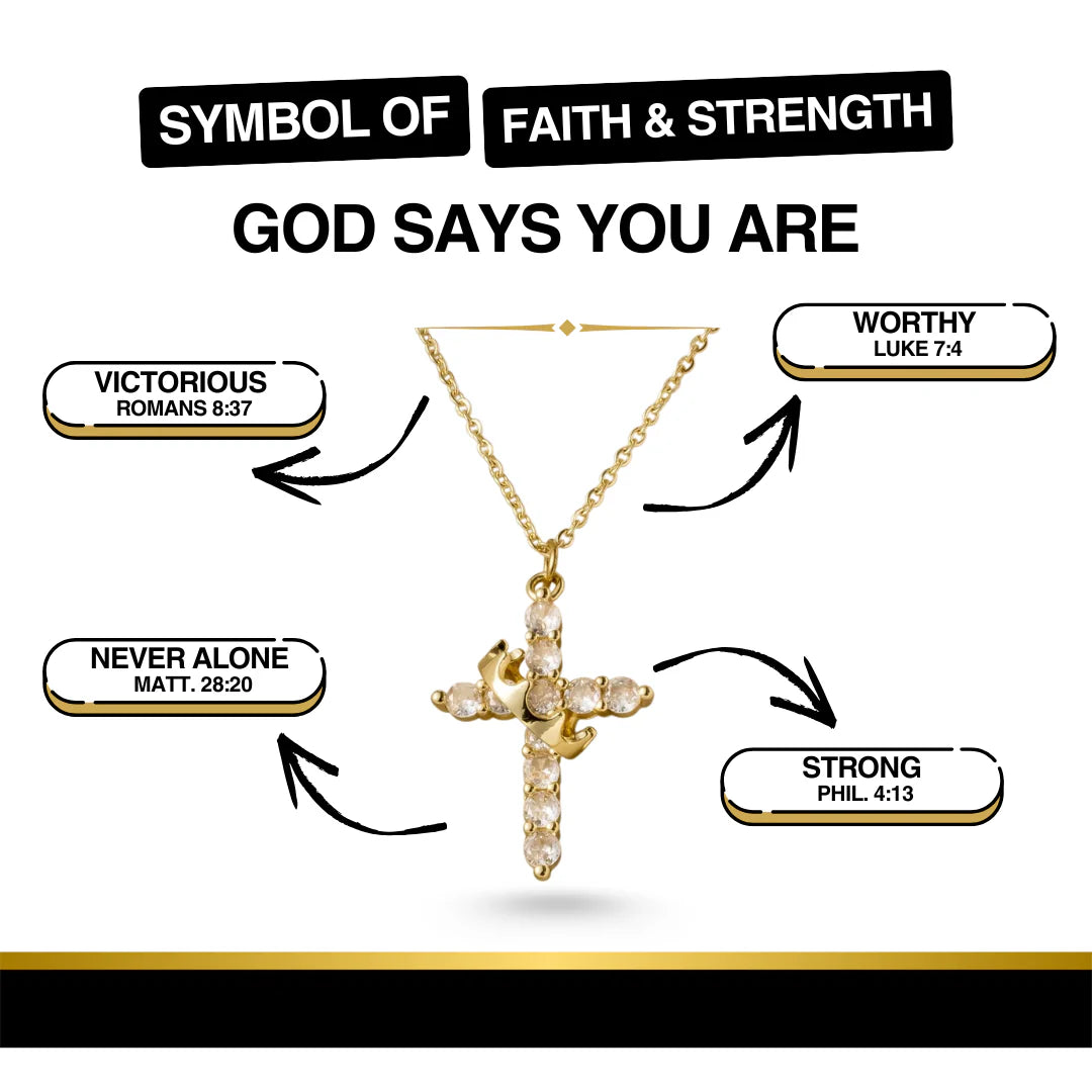 Royal Faith Cross Necklace