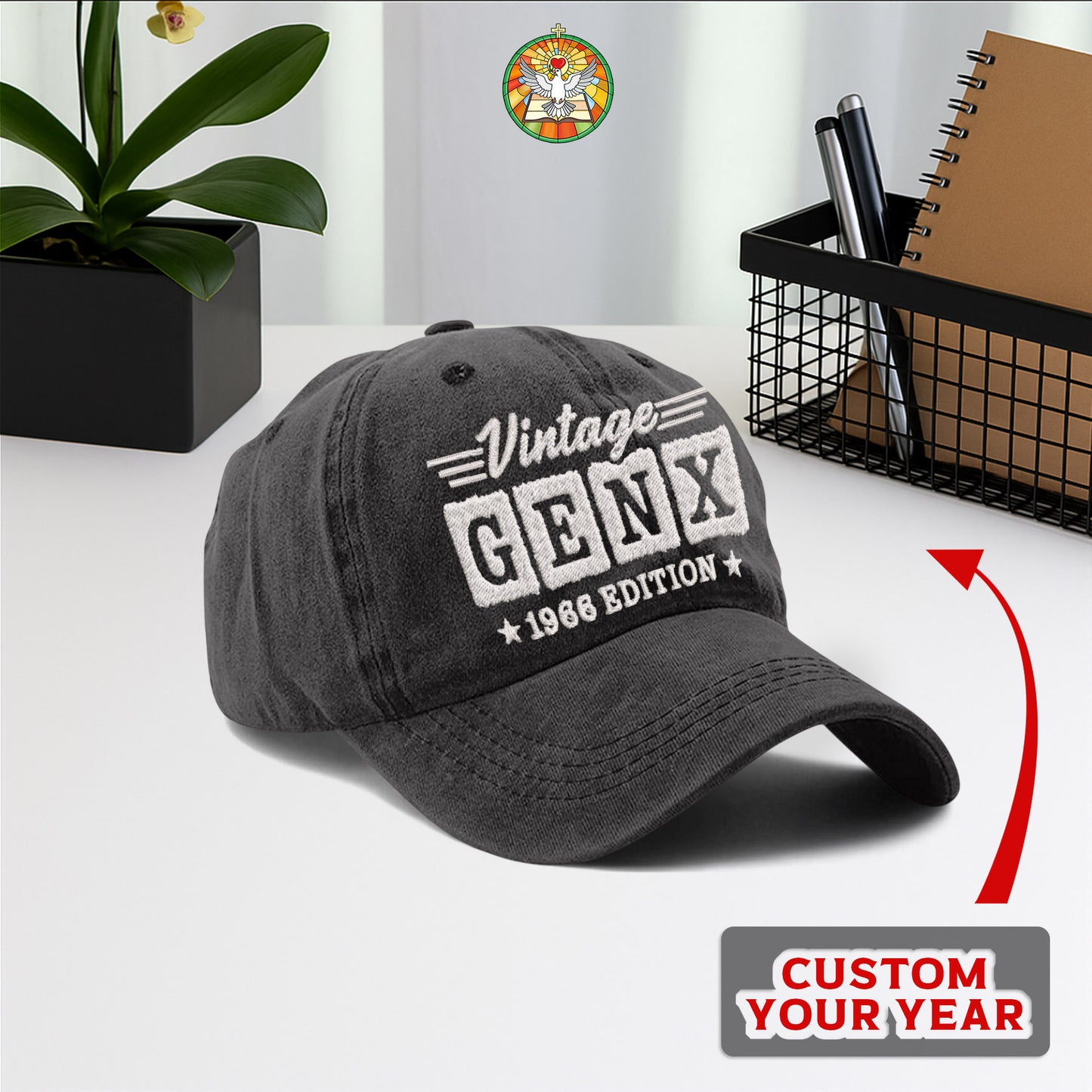 Vintage GenX [Custom Year] Edition Baseball Cap - Generation X Pride
