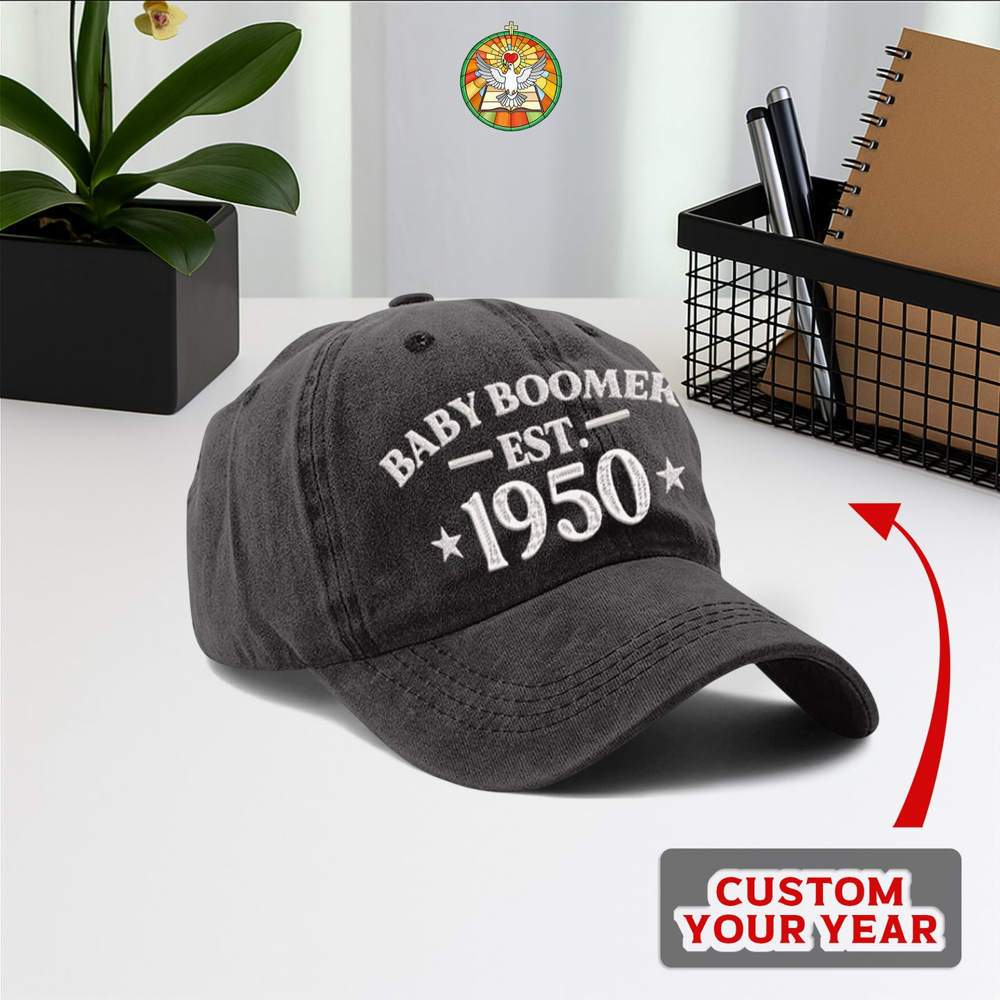 Baby Boomer Est. [Custom Year] Baseball Cap - Generational Pride