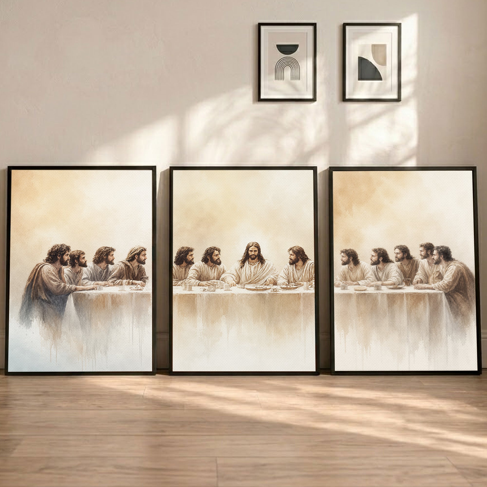 Vintage Last Supper 3-Piece Wall Art Poster/Canvas Set