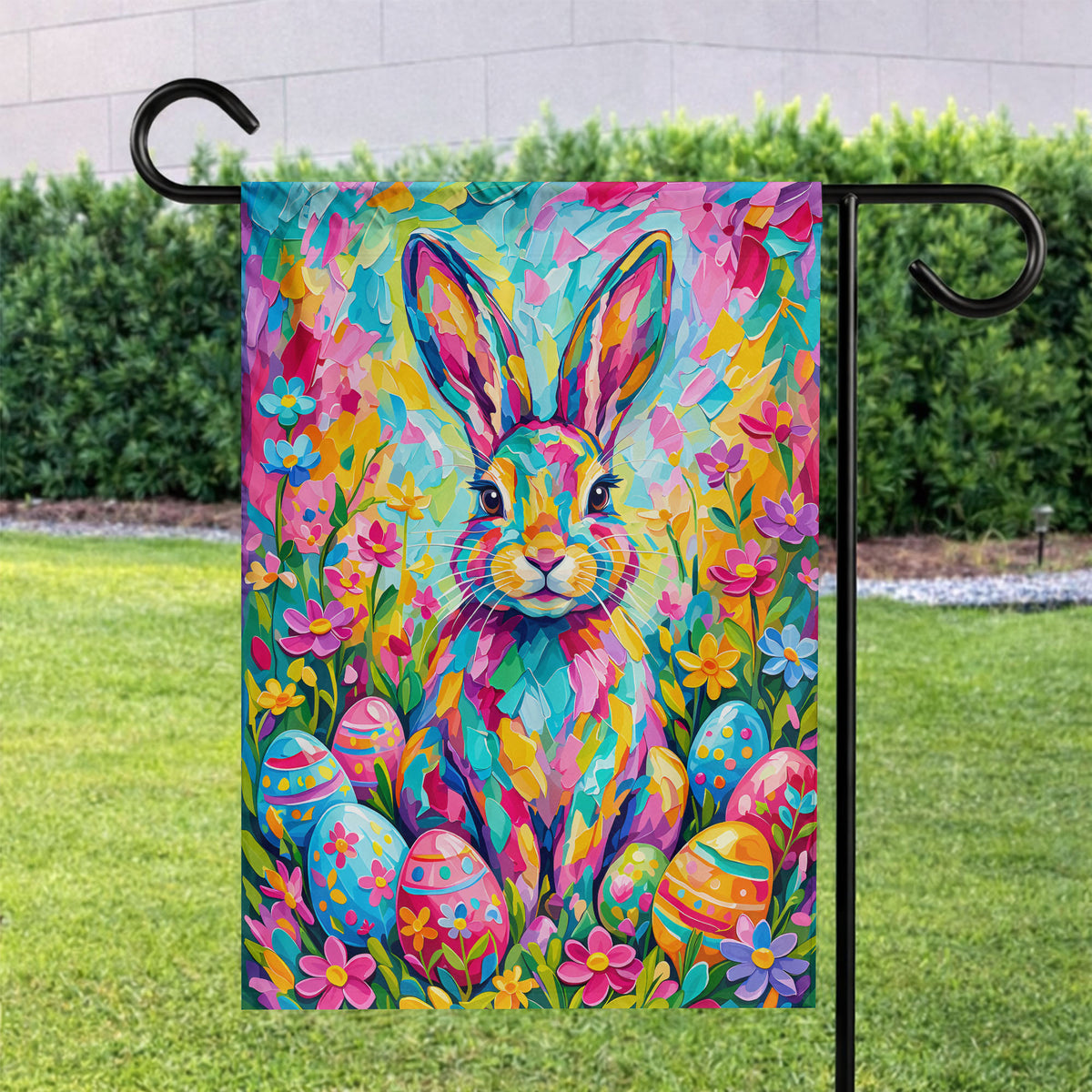 Easter Bunny Garden Flag