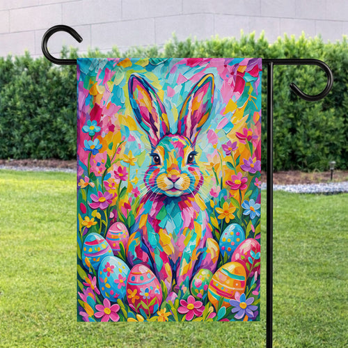Easter Bunny Garden Flag