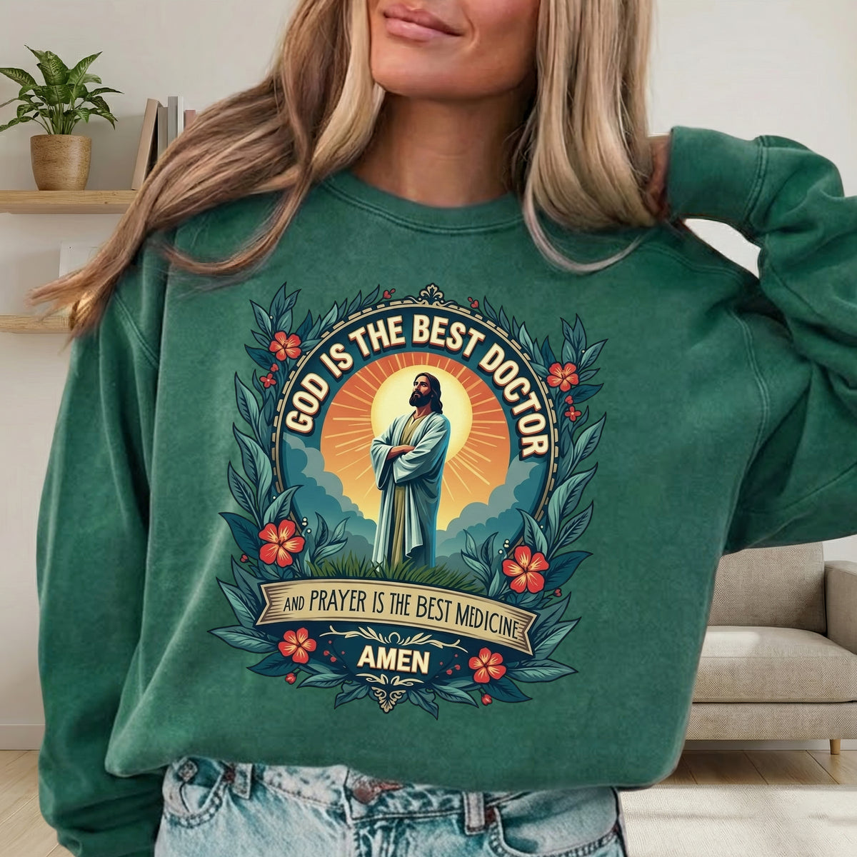 Christian Prayer Healing – Faith Message – Unisex Tshirt / Hoodie / Sweatshirt