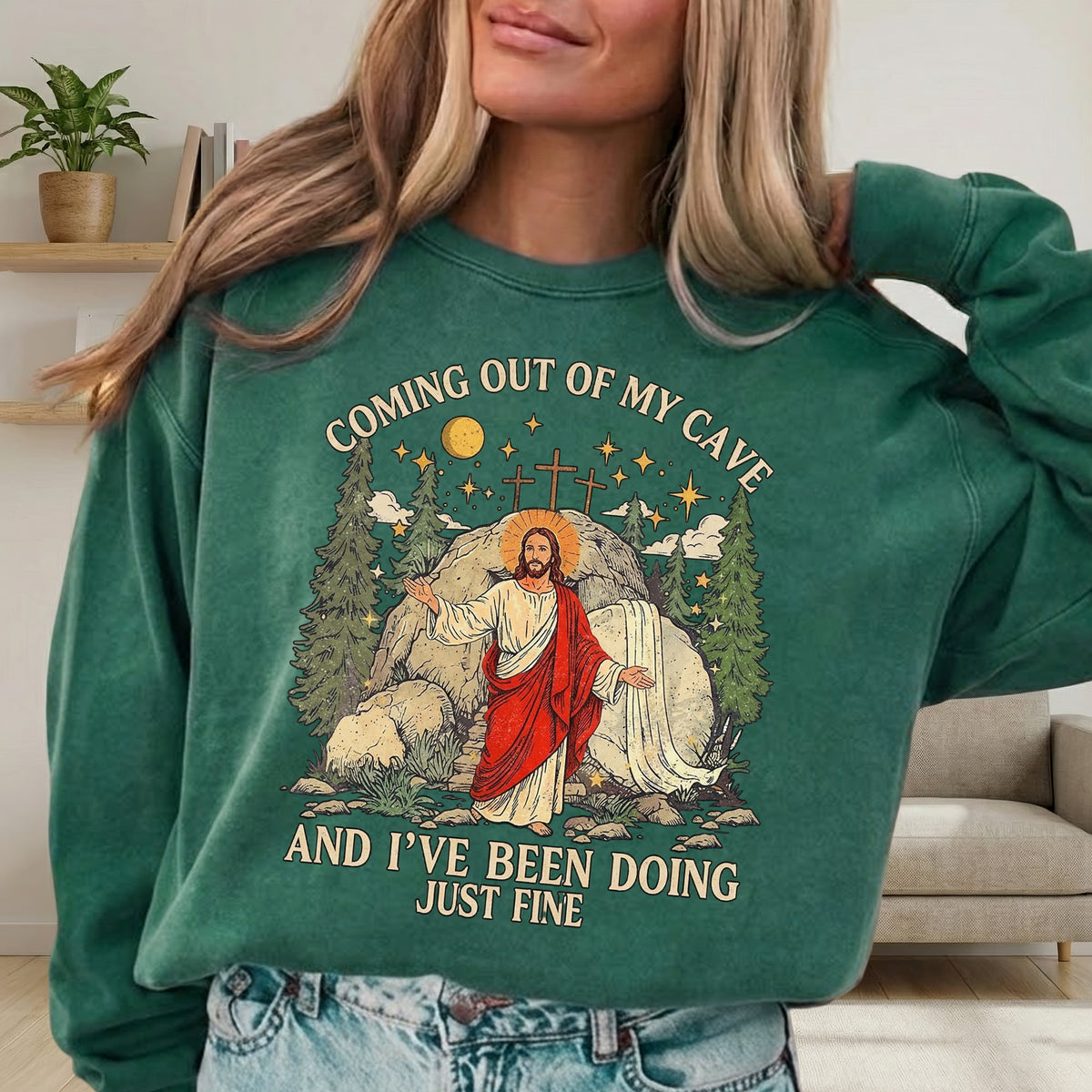 Christian Faith Jesus Resurrection – He is Risen – Unisex Tshirt / Hoodie / Sweatshirt