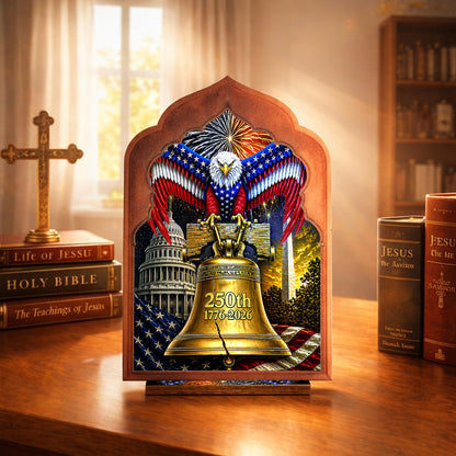 America’s Legacy: 250th Anniversary Suncatcher Candle Holder - Perfect for Prayer Corner, Gift, or Home Decor