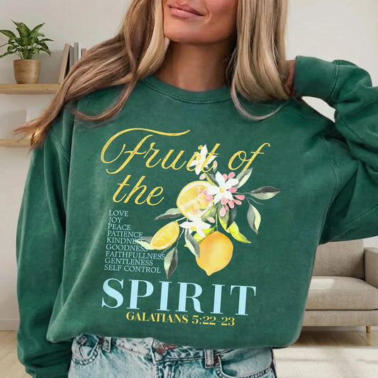 Fruit of the Spirit Citrus Floral Design – Faith Floral – Unisex Tshirt / Hoodie / Sweatshirt - Faith Guided Life