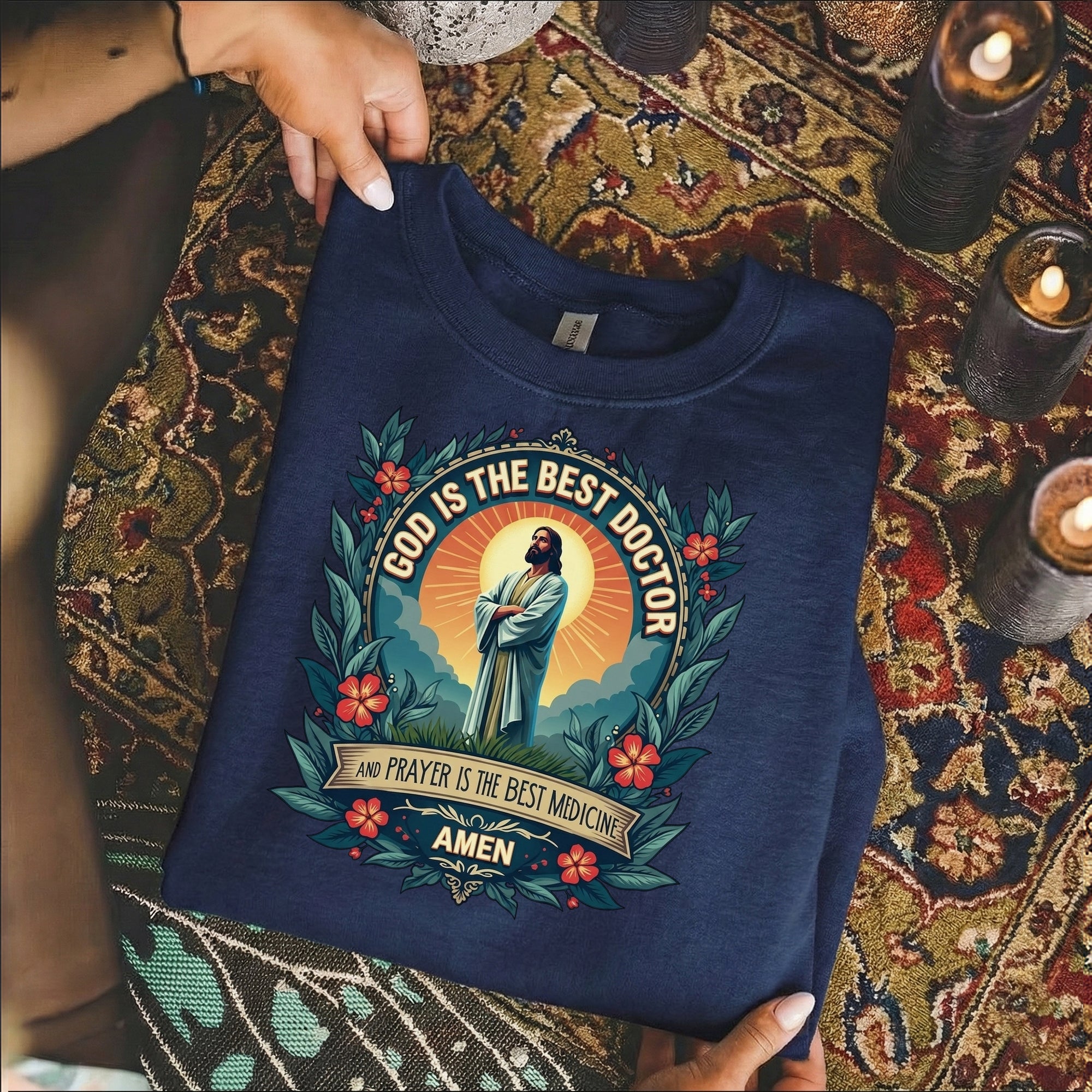 Christian Prayer Healing – Faith Message – Unisex Tshirt / Hoodie / Sweatshirt