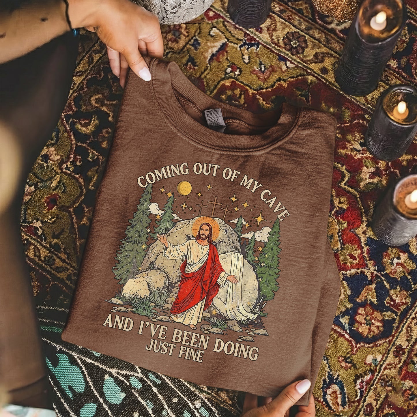 Christian Faith Jesus Resurrection – He is Risen – Unisex Tshirt / Hoodie / Sweatshirt