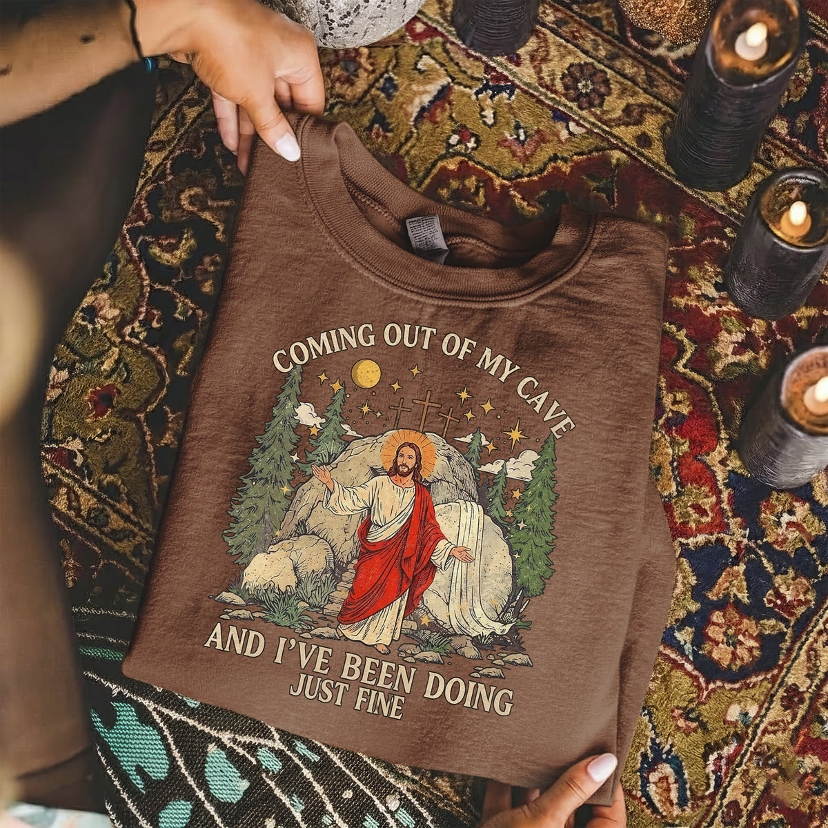 Christian Faith Jesus Resurrection – He is Risen – Unisex Tshirt / Hoodie / Sweatshirt