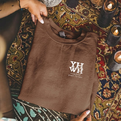 YHWH Every Breath Speaks His Name - Faith Floral - Unisex Tshirt / Hoodie / Sweatshirt - Faith Guided Life