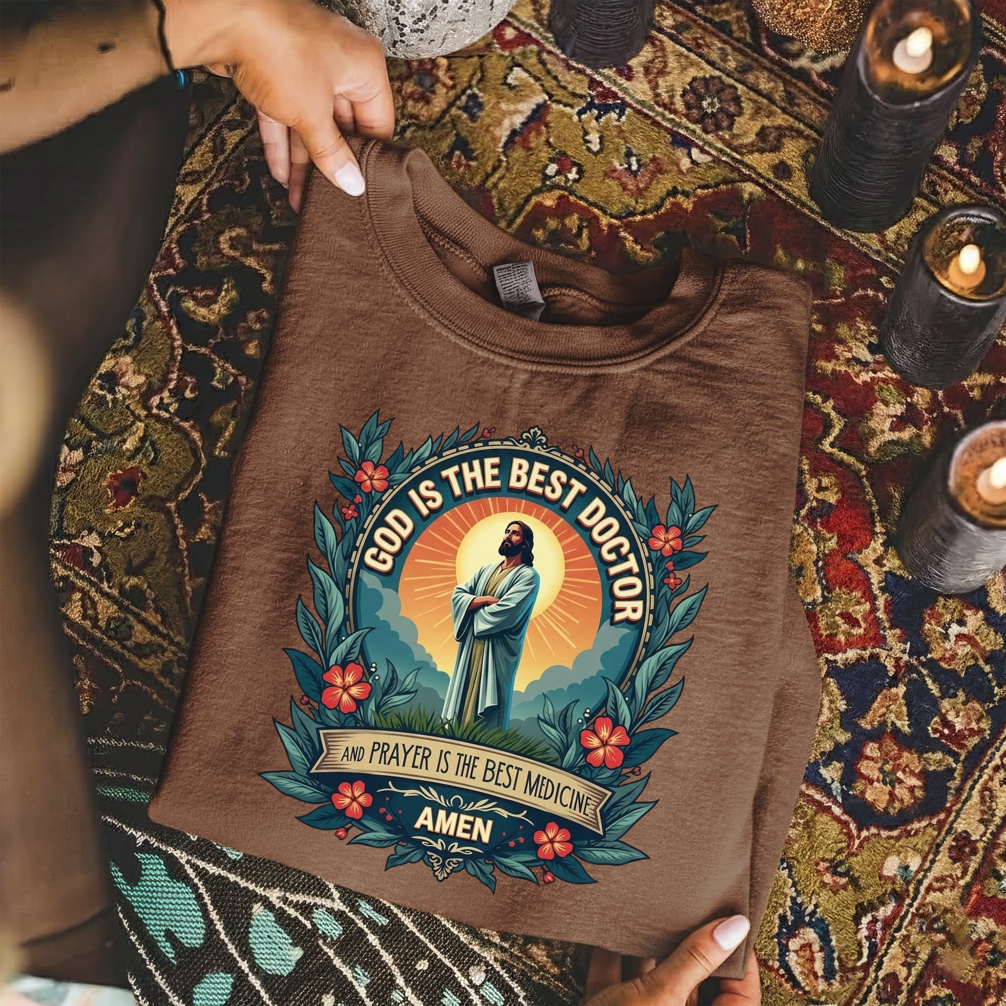 Christian Prayer Healing – Faith Message – Unisex Tshirt / Hoodie / Sweatshirt