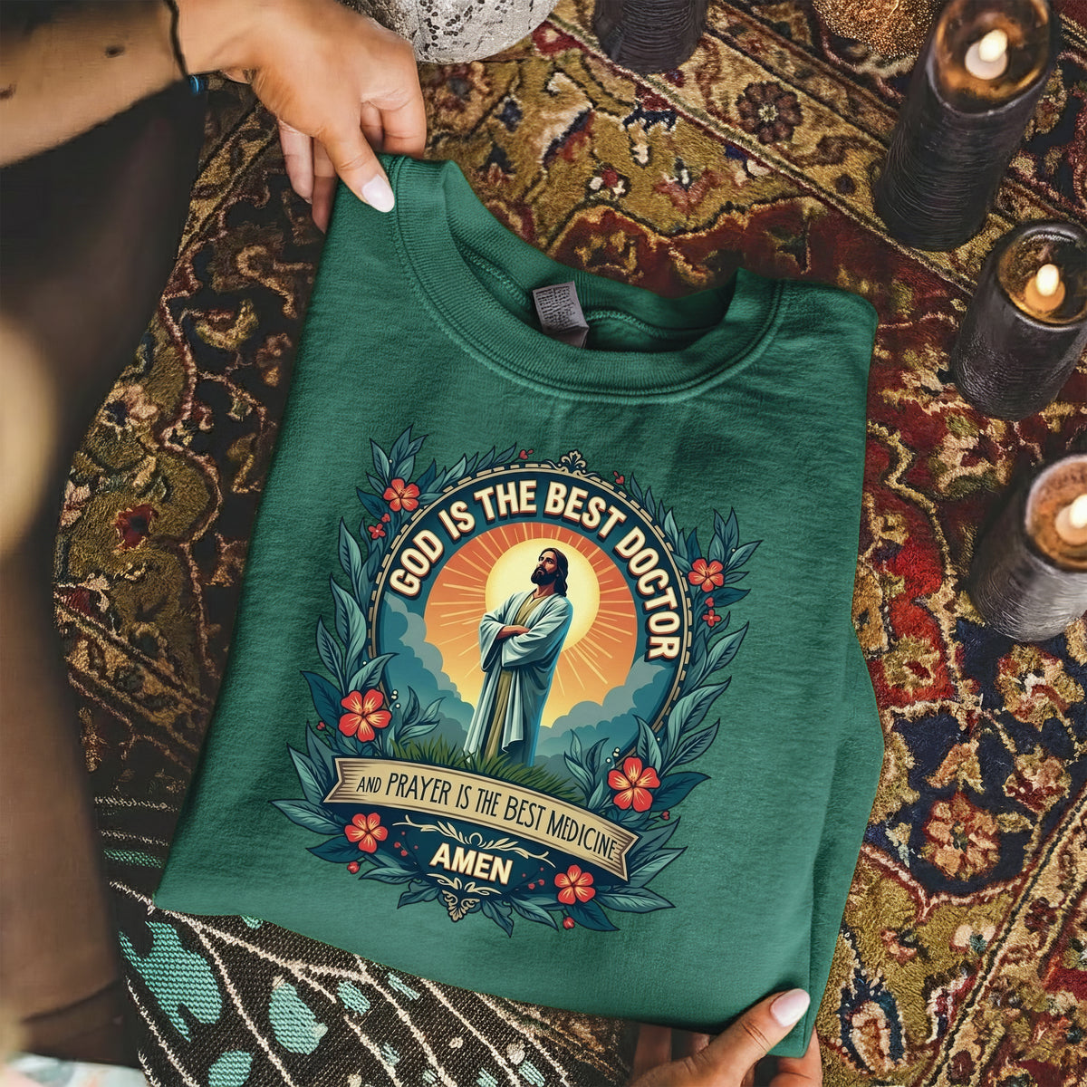 Christian Prayer Healing – Faith Message – Unisex Tshirt / Hoodie / Sweatshirt
