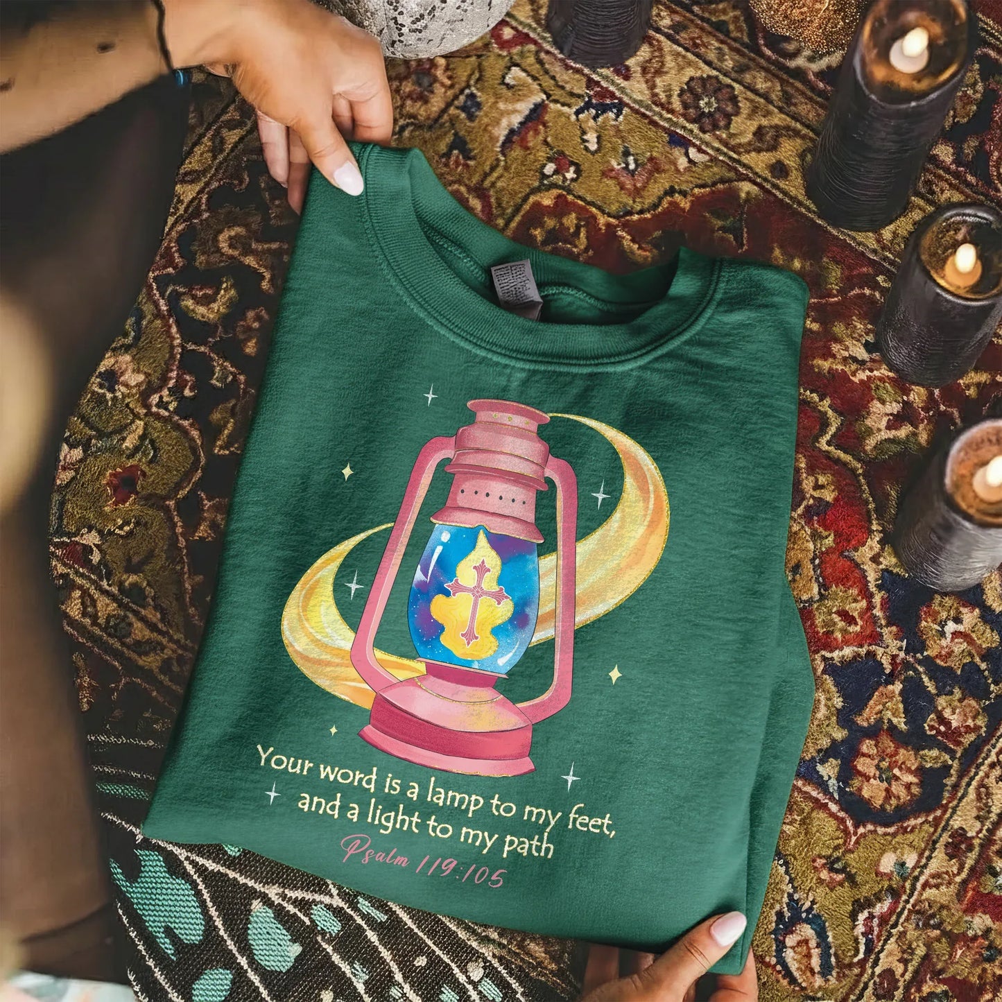 Your Word Is A Lamp - Unisex Tshirt / Hoodie / Sweatshirt - Faith Guided Life