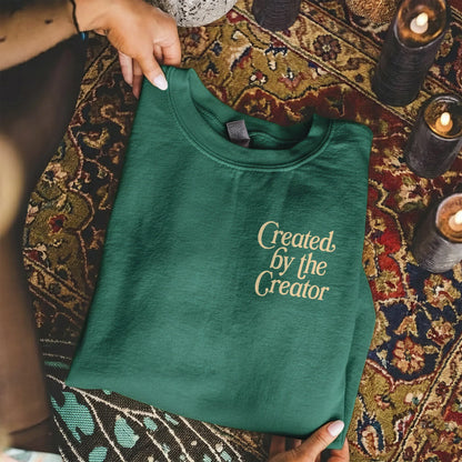 Created By The Creator - Two Sides - Faith Floral - Unisex Tshirt / Hoodie / Sweatshirt - Faith Guided Life