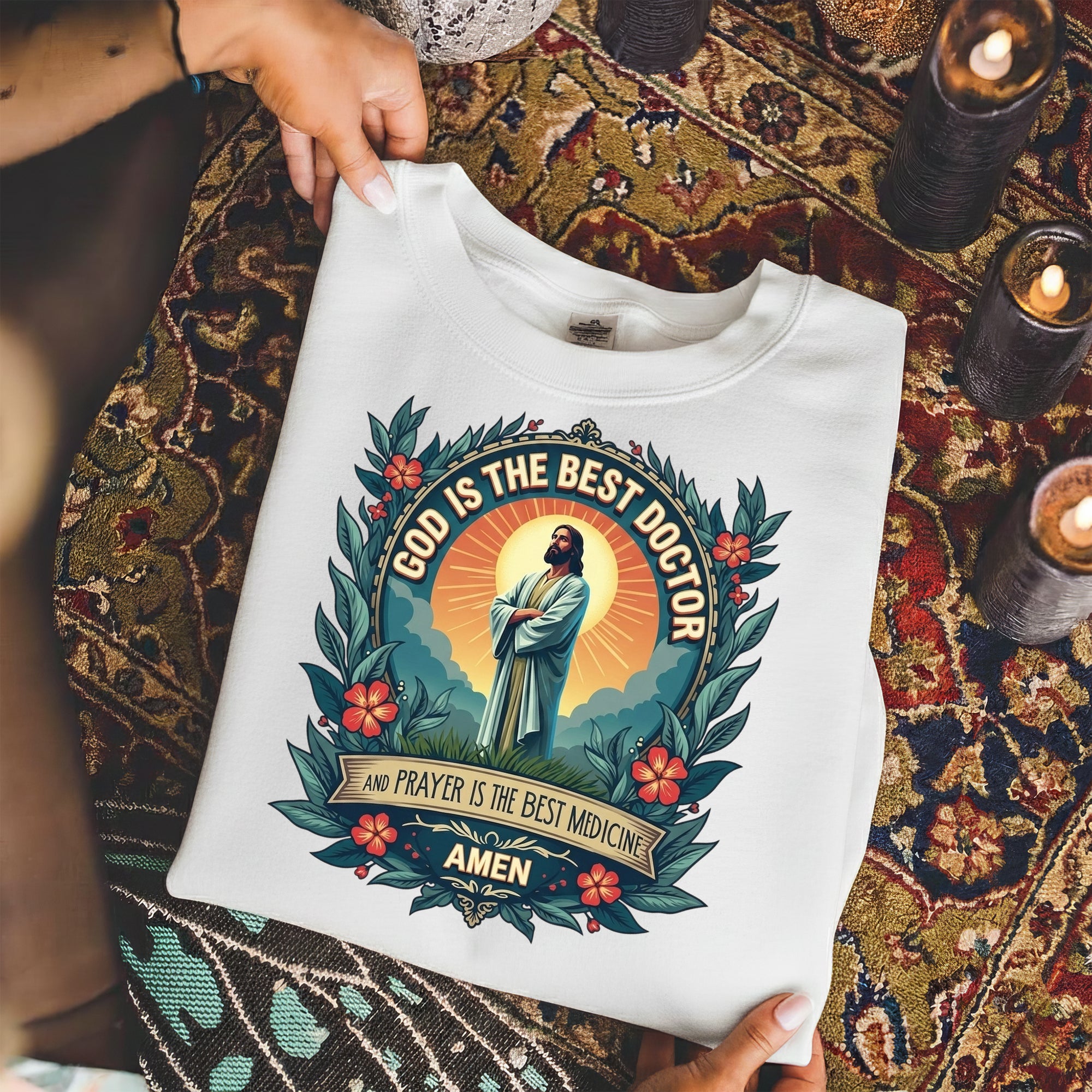 Christian Prayer Healing – Faith Message – Unisex Tshirt / Hoodie / Sweatshirt