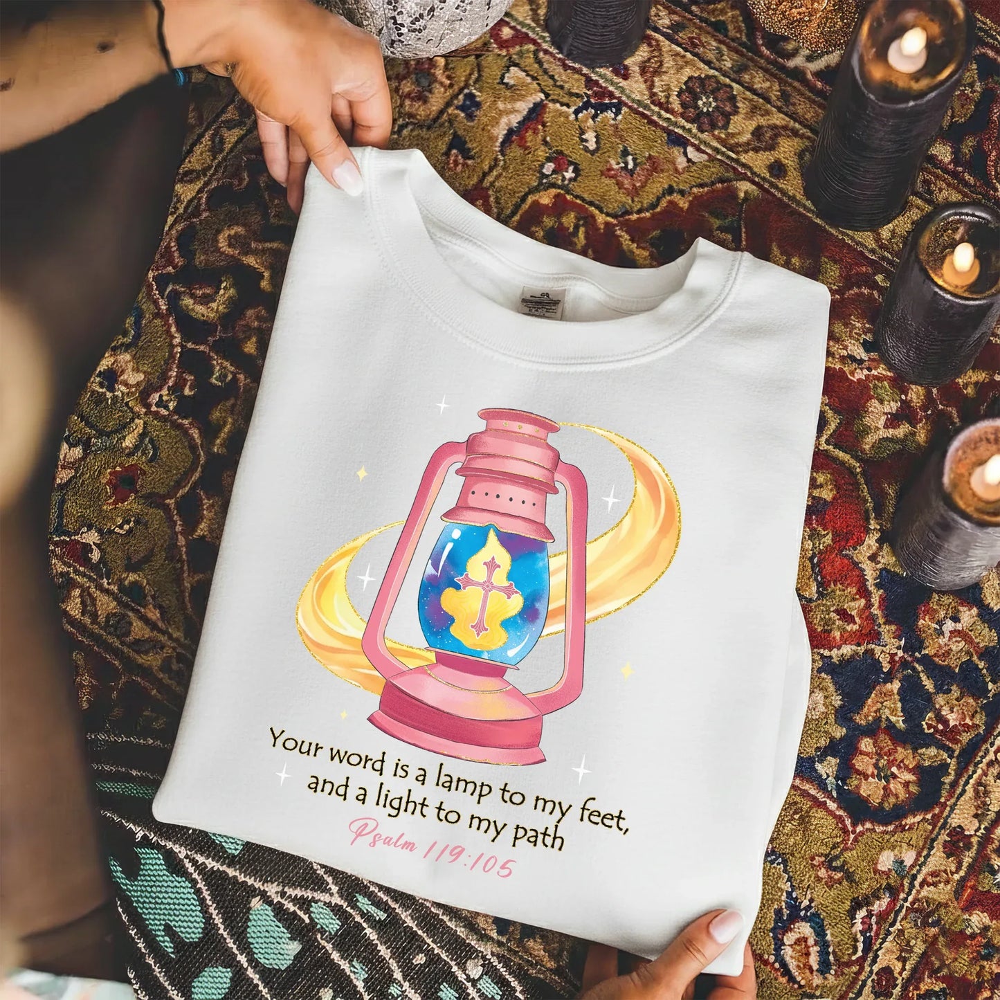 Your Word Is A Lamp - Unisex Tshirt / Hoodie / Sweatshirt - Faith Guided Life