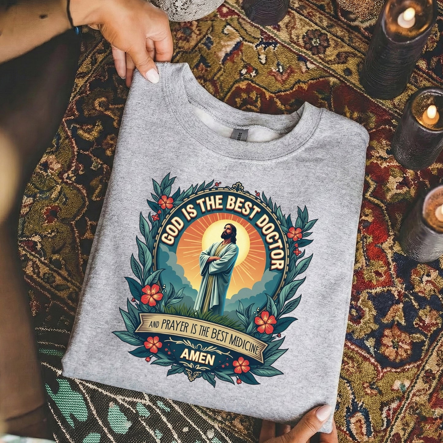 Christian Prayer Healing – Faith Message – Unisex Tshirt / Hoodie / Sweatshirt