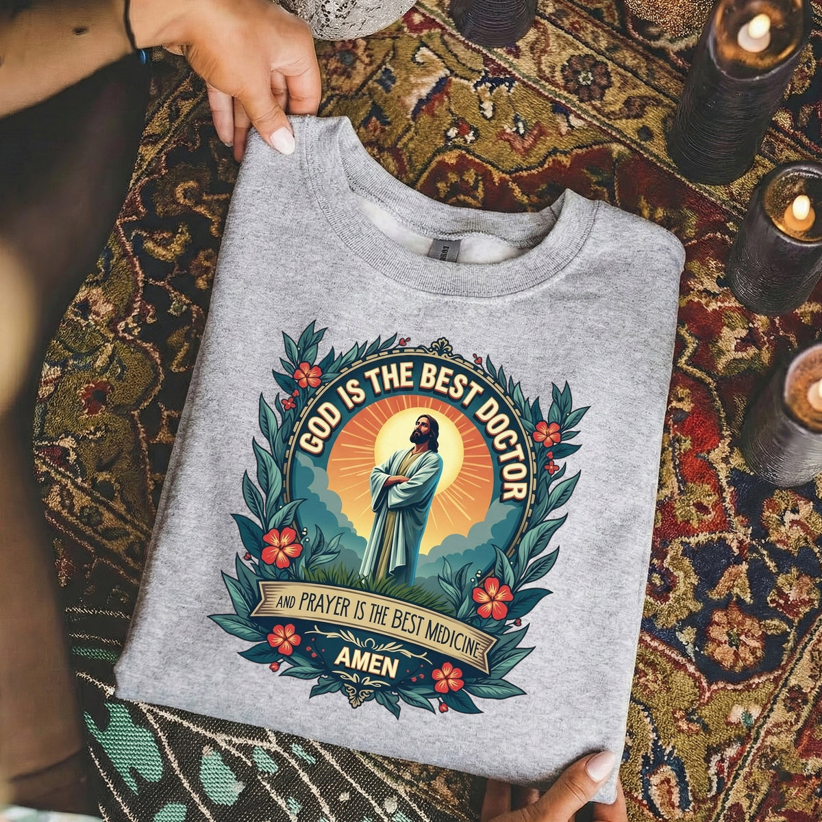 Christian Prayer Healing – Faith Message – Unisex Tshirt / Hoodie / Sweatshirt